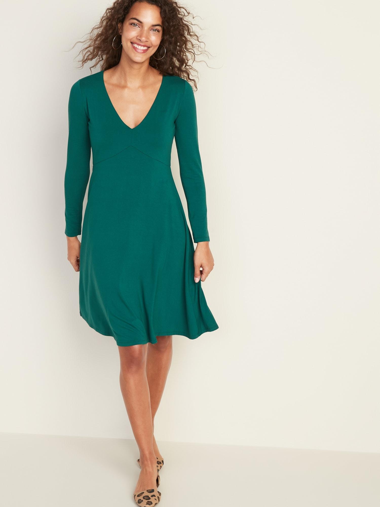 empire waist fit and flare dress