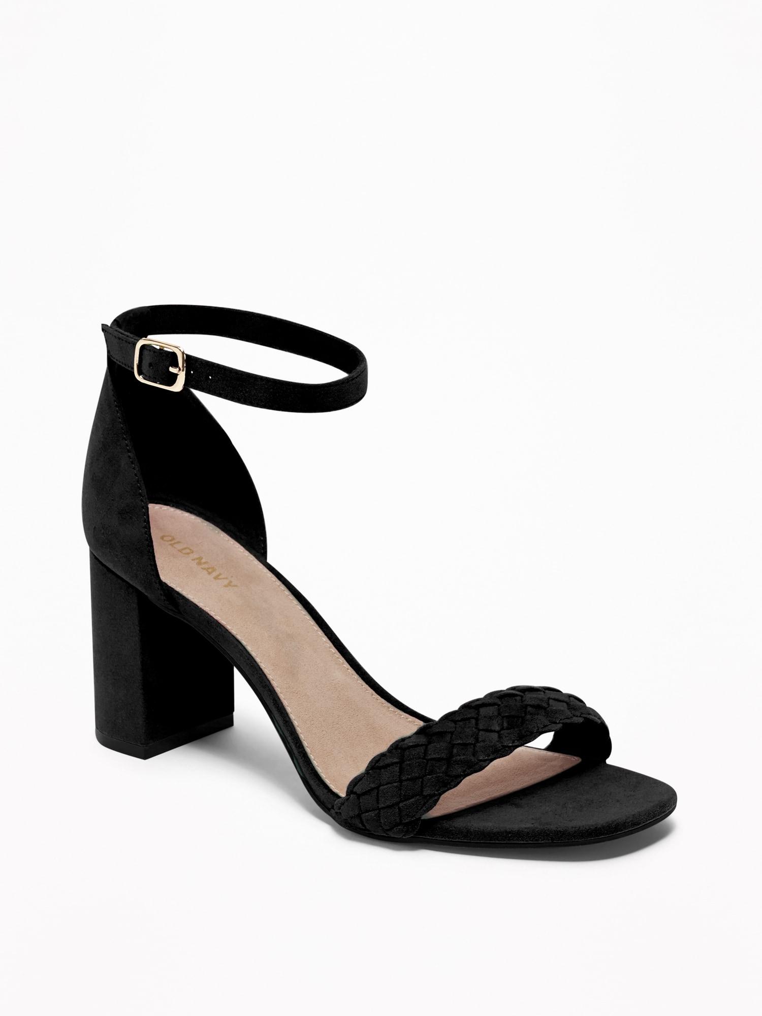 old navy block heel sandal