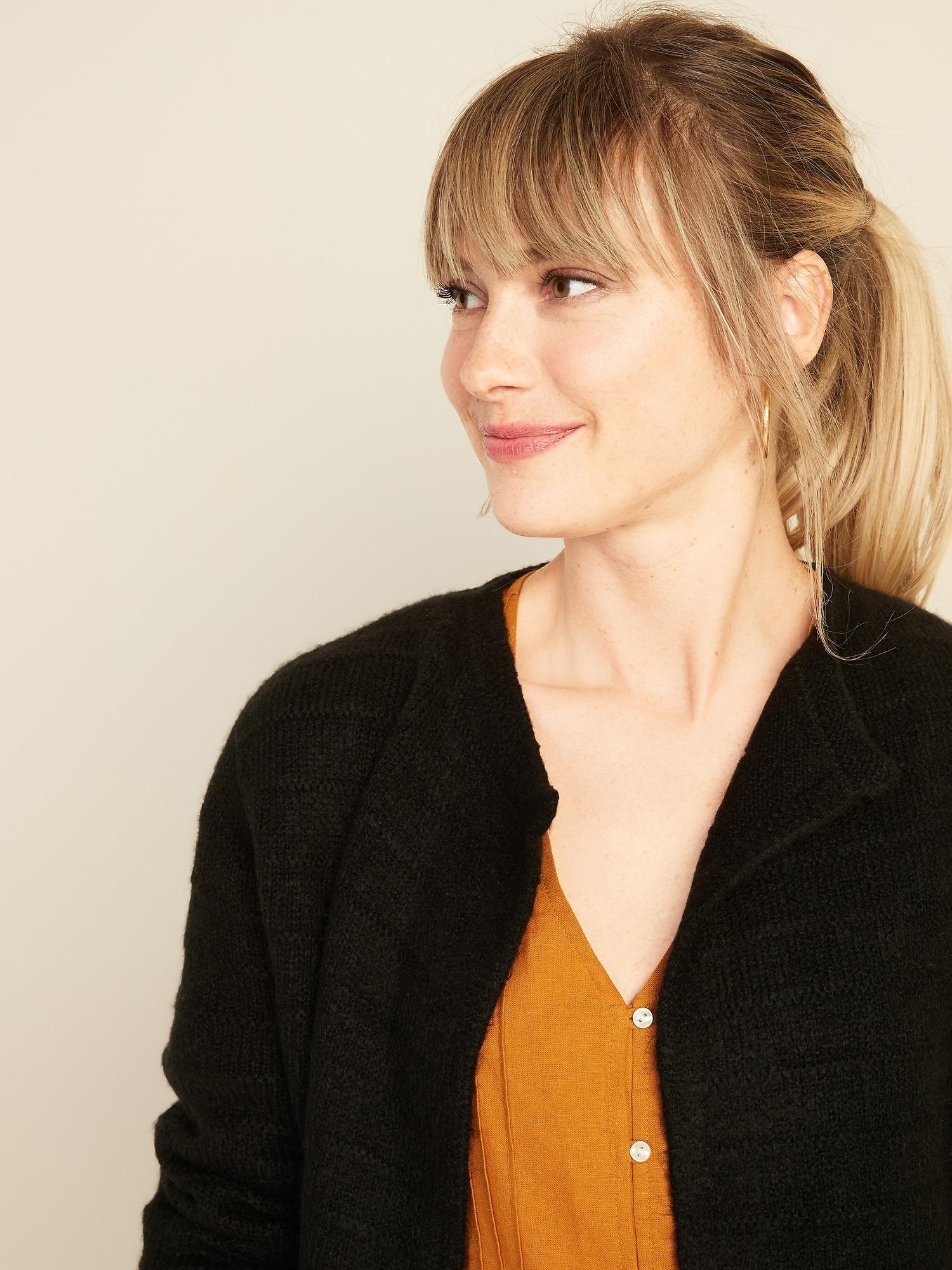old navy relaxed cardi coat