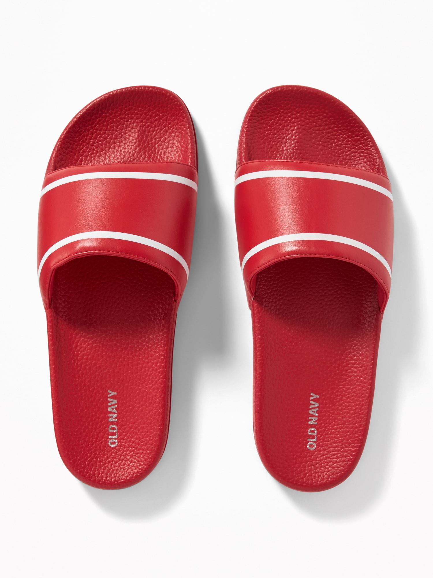 old navy red flip flops