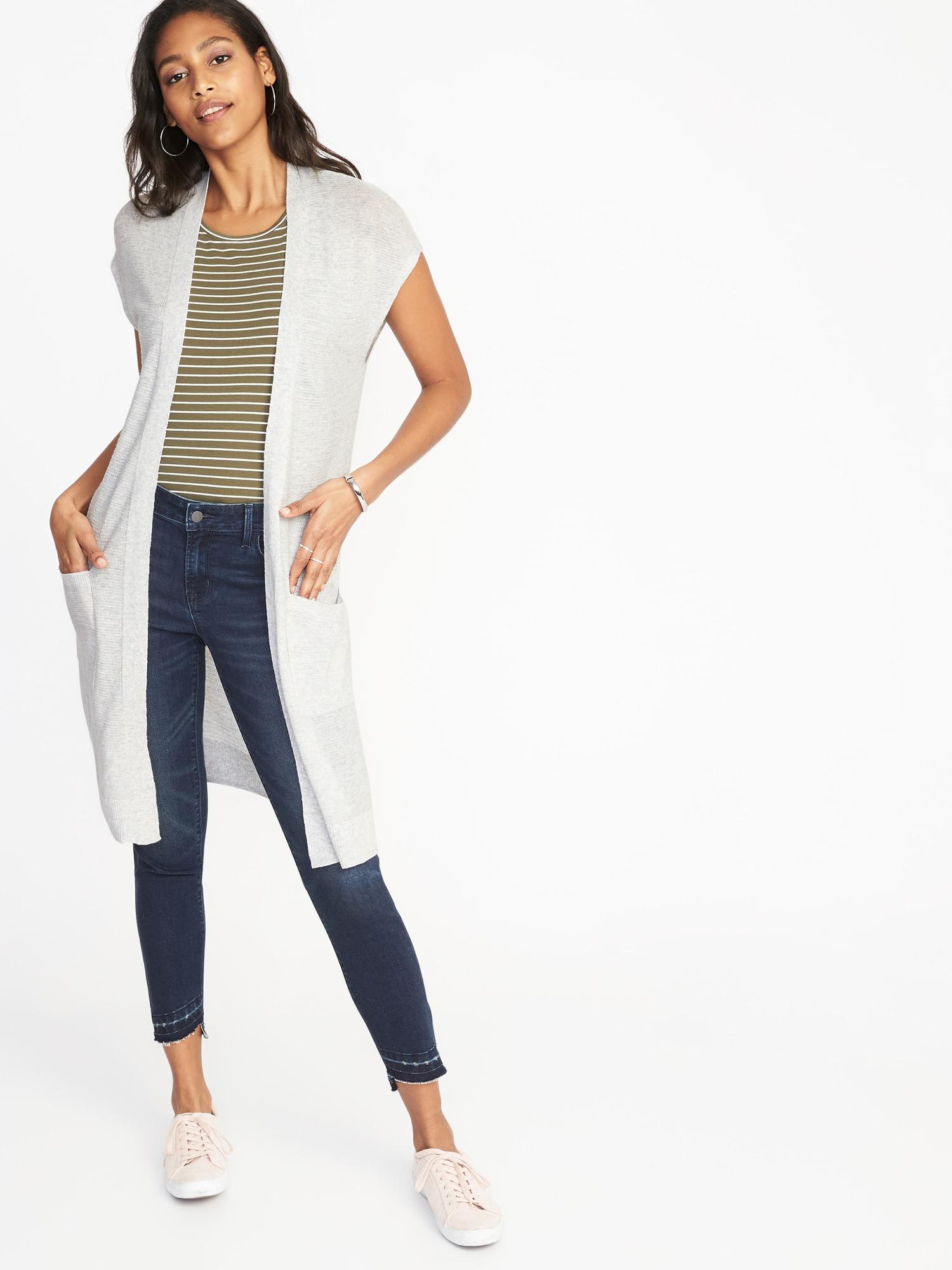 old navy super long cardigan