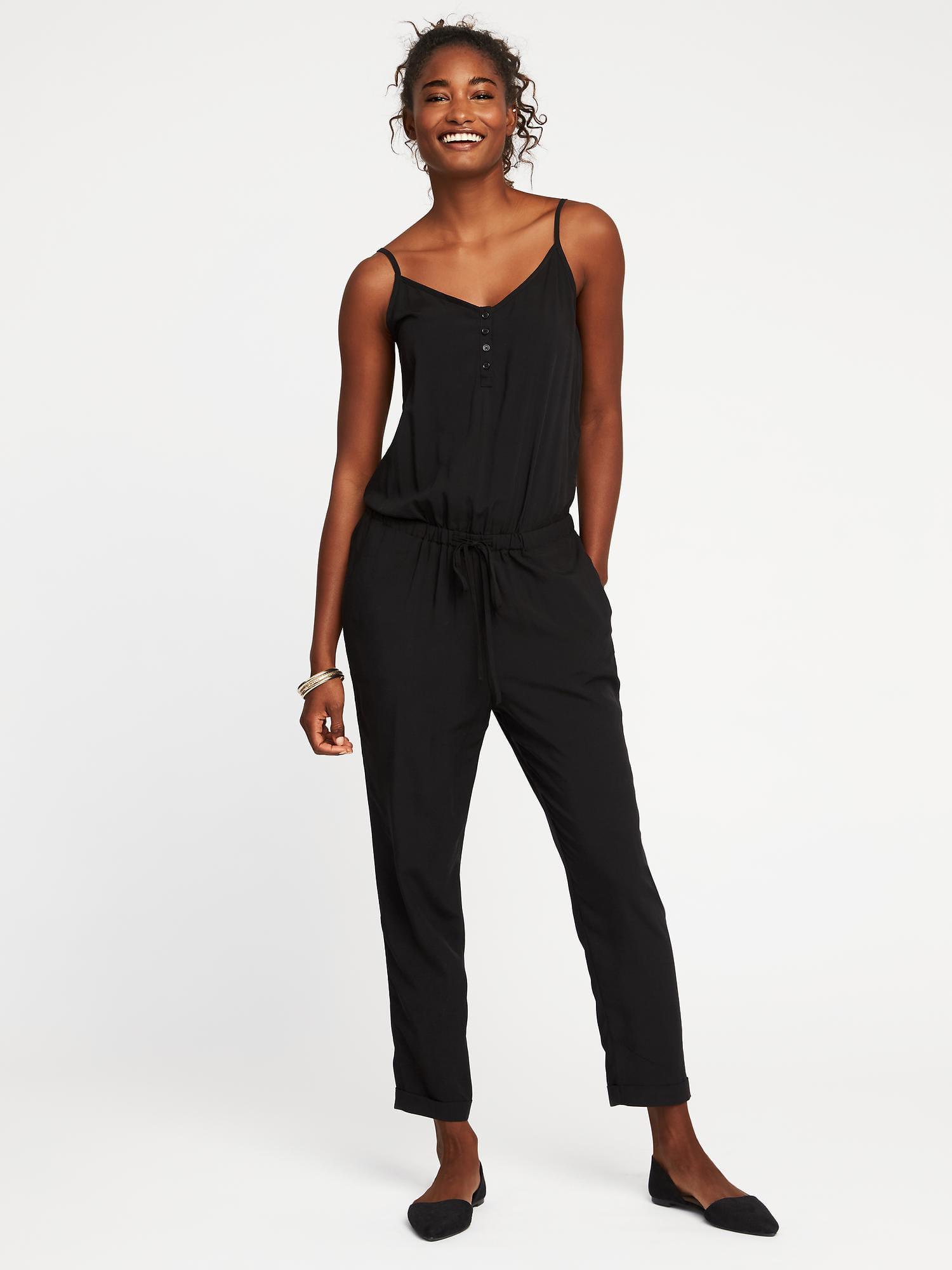 black old navy jumpsuit