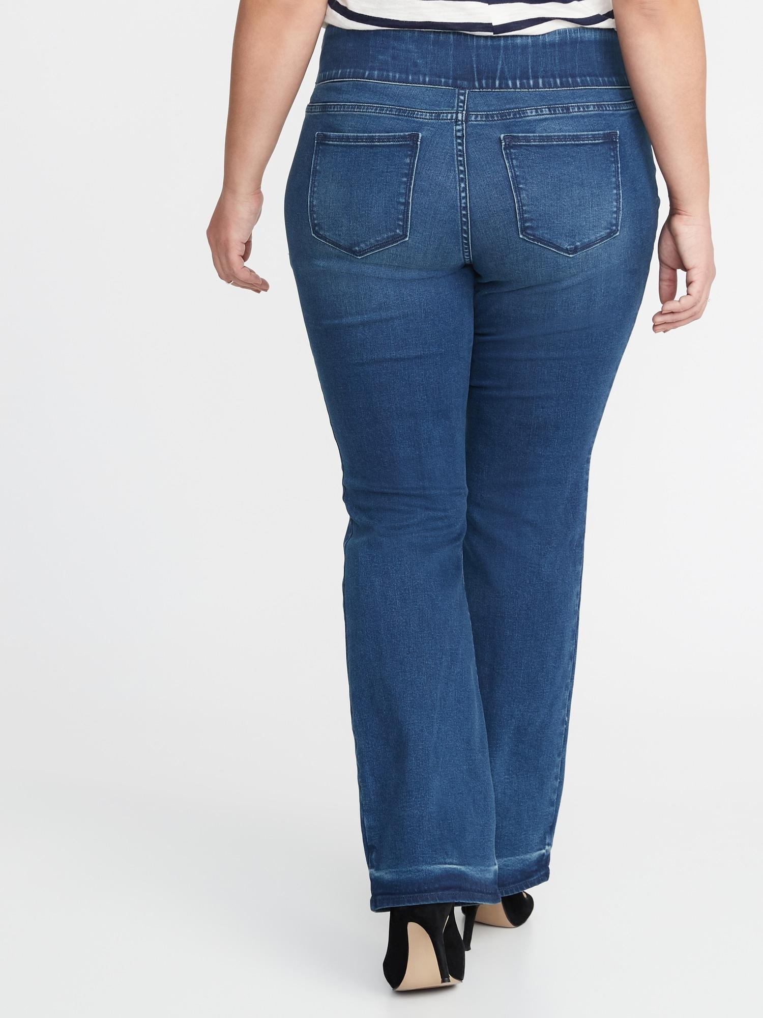 old navy plus size bootcut jeans
