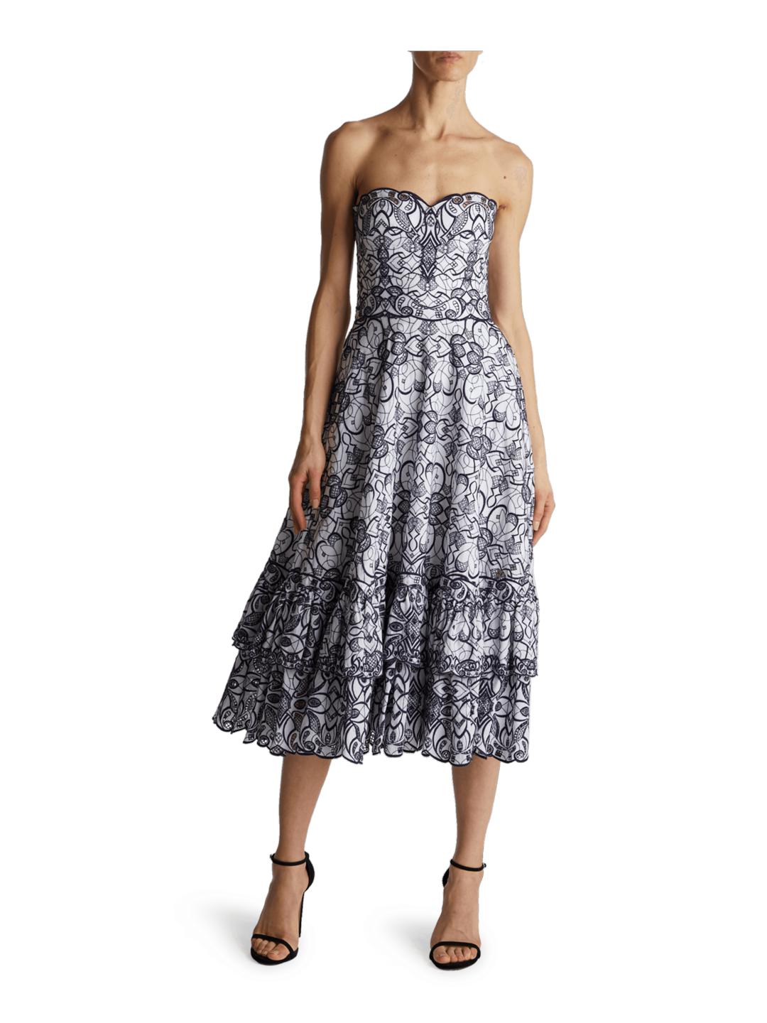 jonathan simkhai green bustier dress