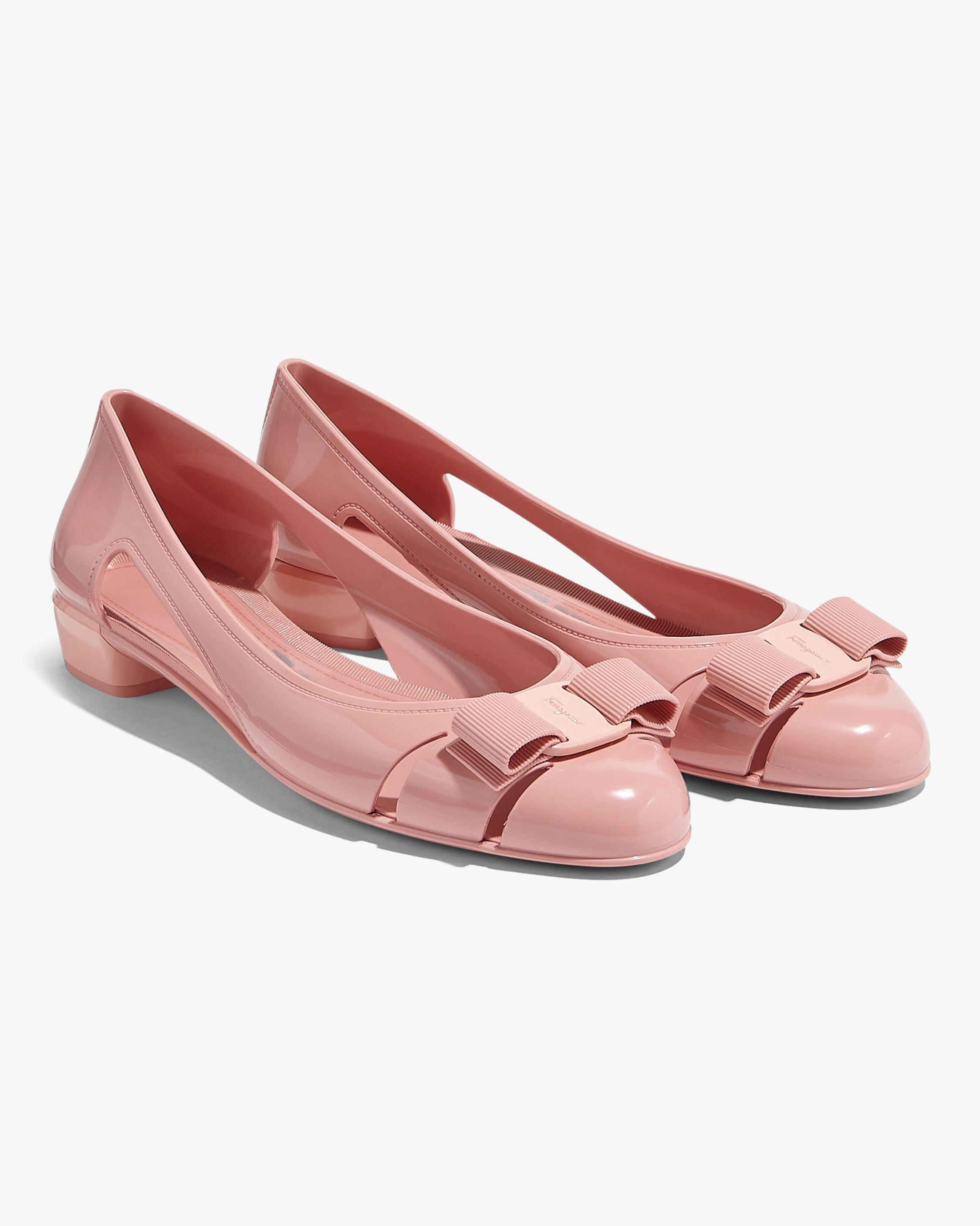 ferragamo jelly flats