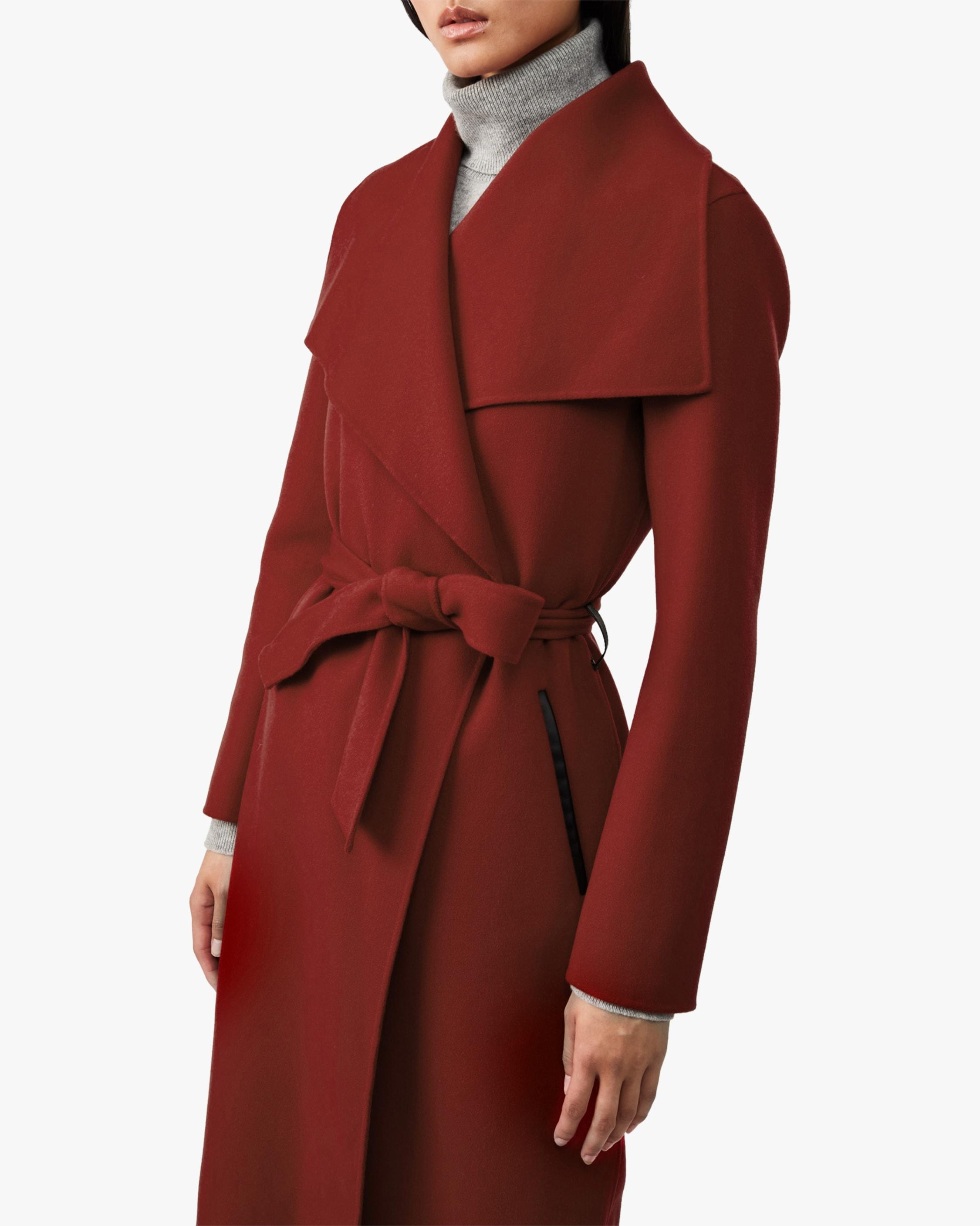 Mackage Wool Women's Mai Coat in Brick (Red) - Lyst