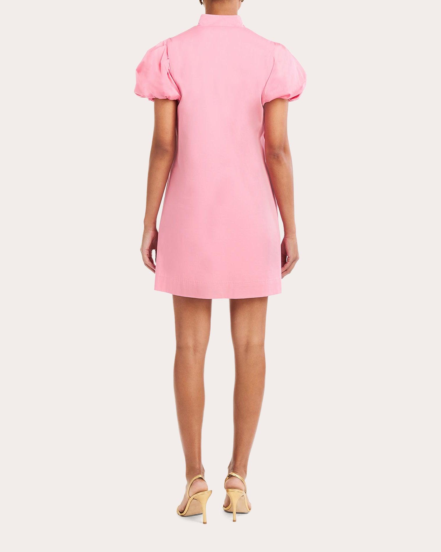 mestiza Elliana Embroidered Cotton Barong Mini Dress in Pink | Lyst mestiza Elliana Embroidered Cotton Barong Mini Dress in Pink | Lyst