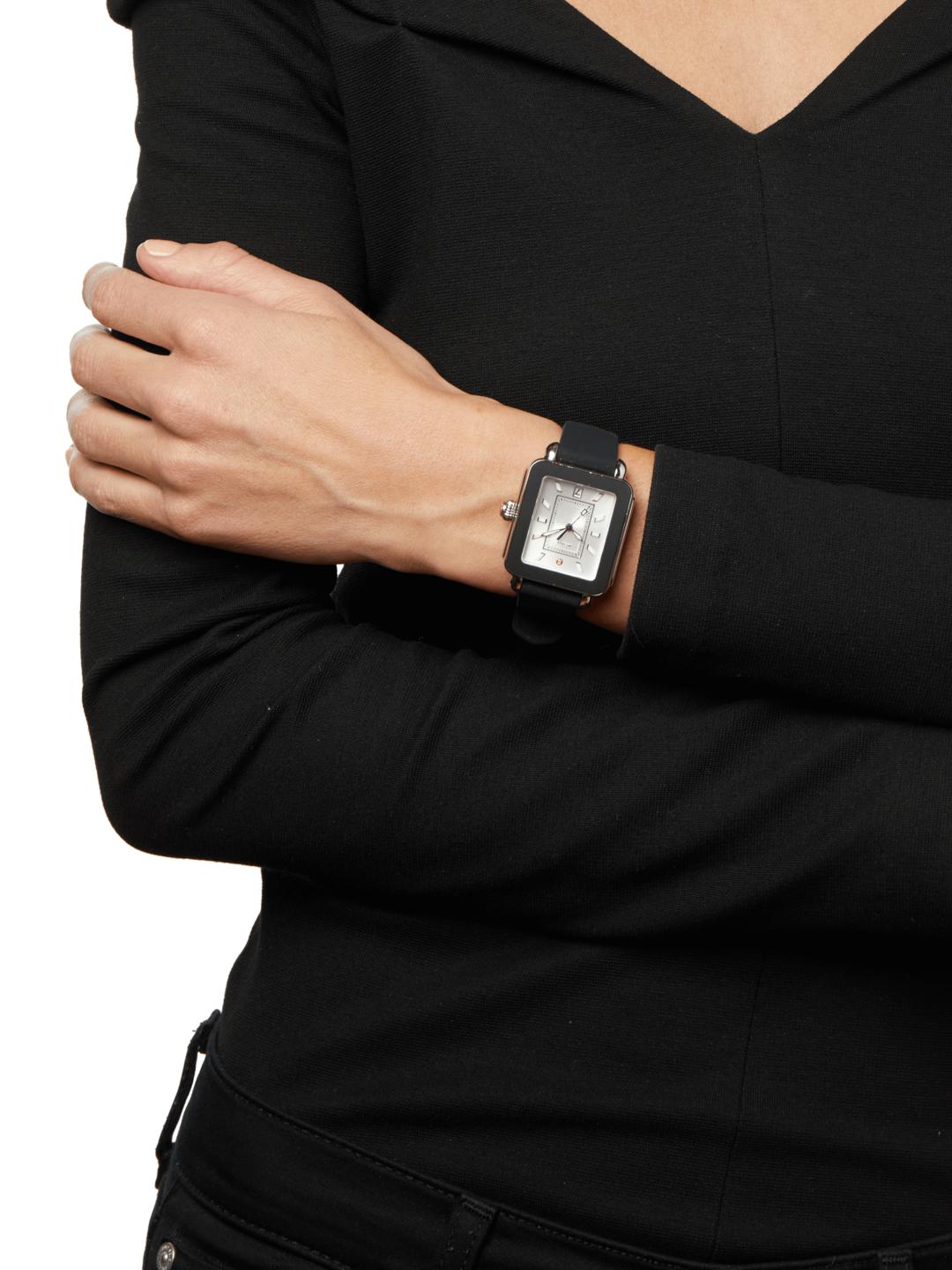 michele deco sport watch black