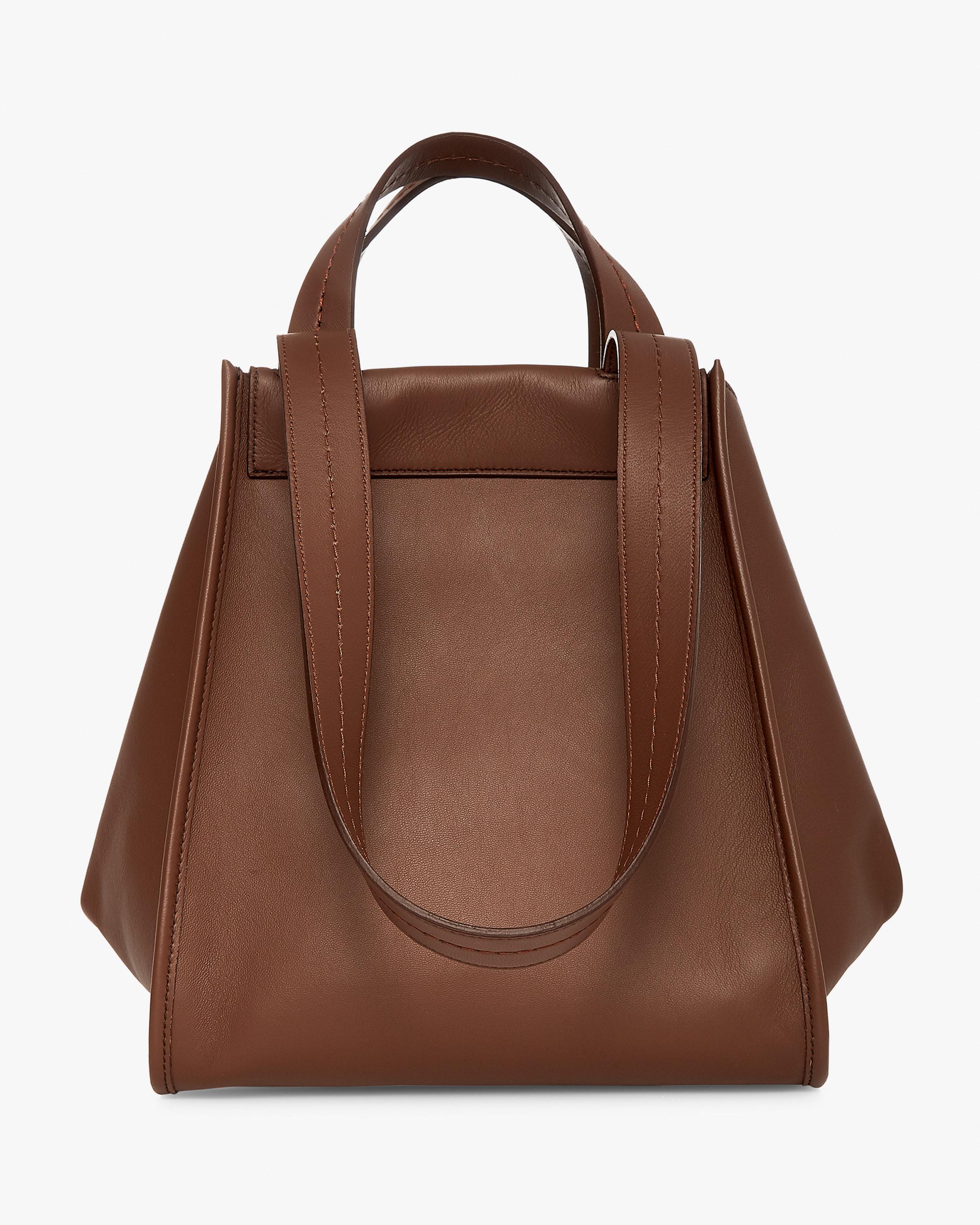 Max Mara Anita Reversible Leather Handbag in Sand (Brown) - Lyst
