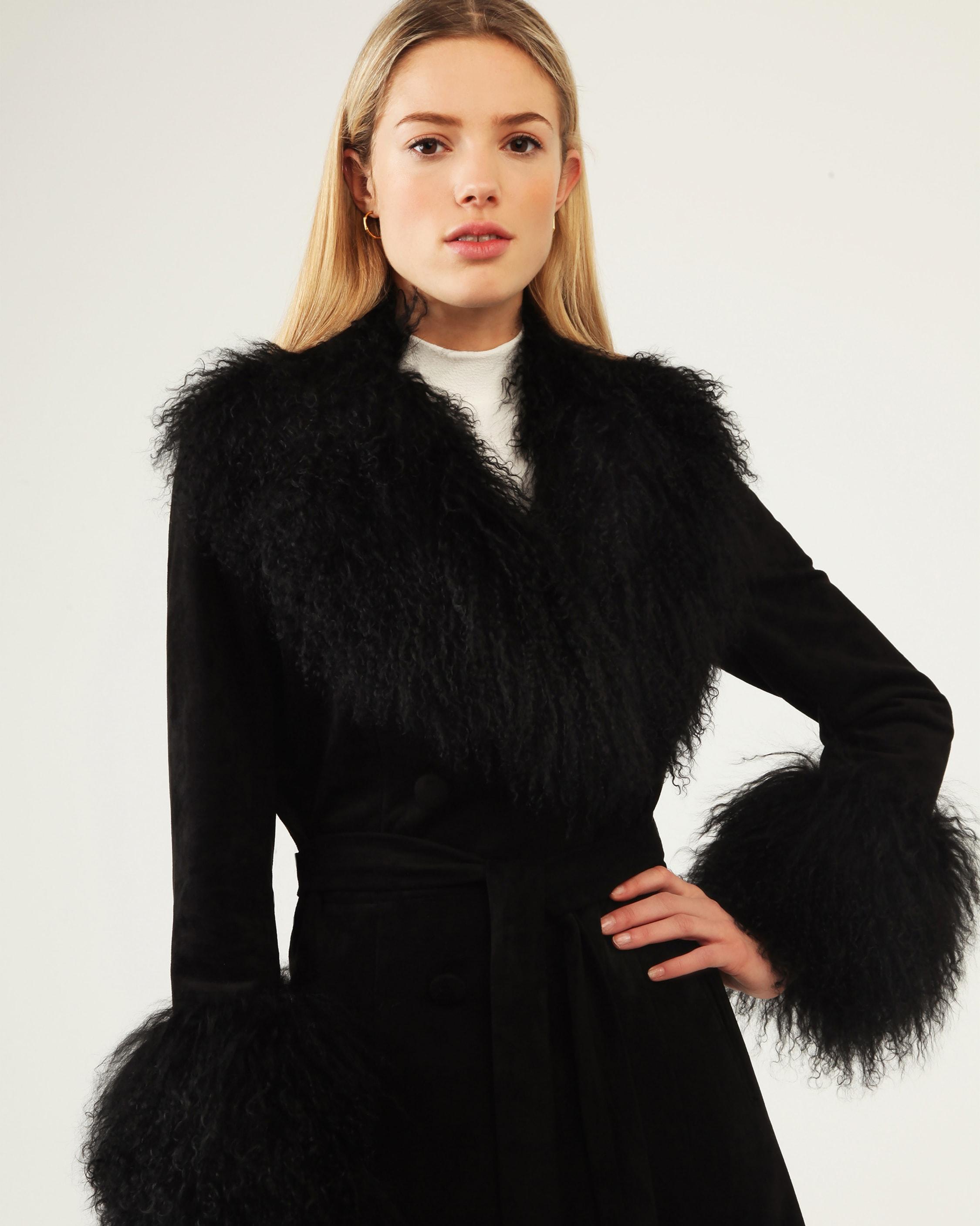 Charlotte simone black coat Clearance