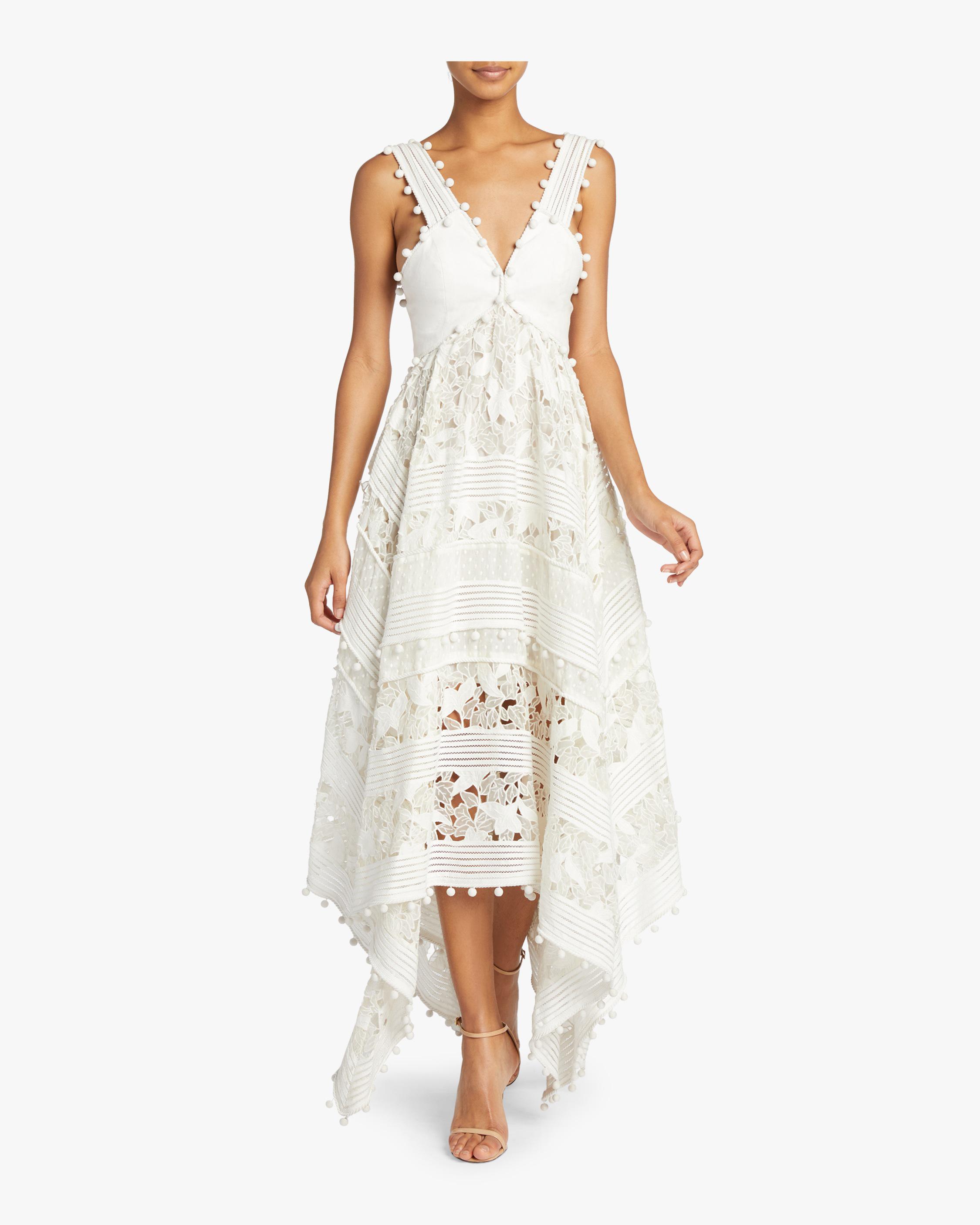 zimmermann corsage embellished dress