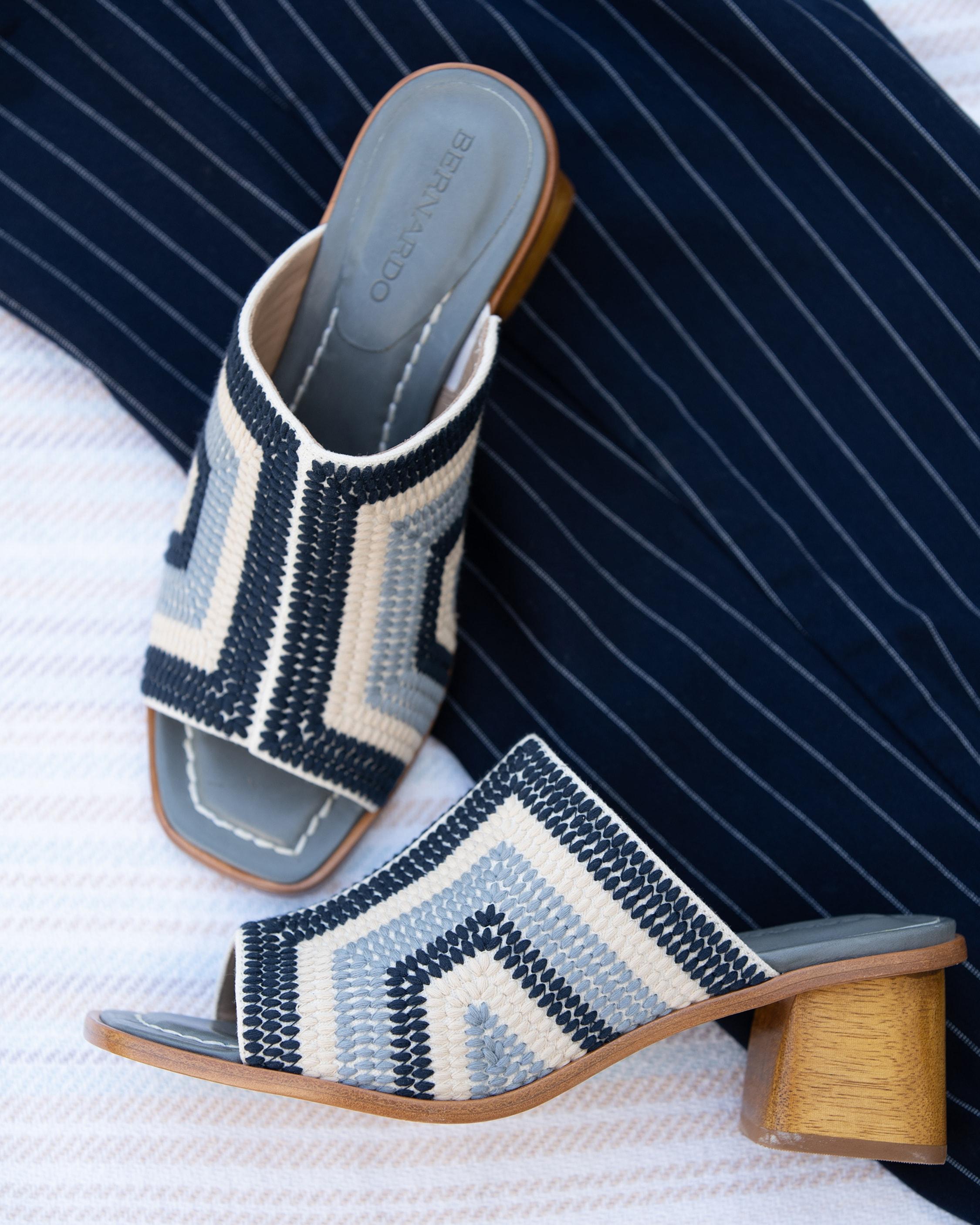 Bernardo Beatriz Sandal in White | Lyst