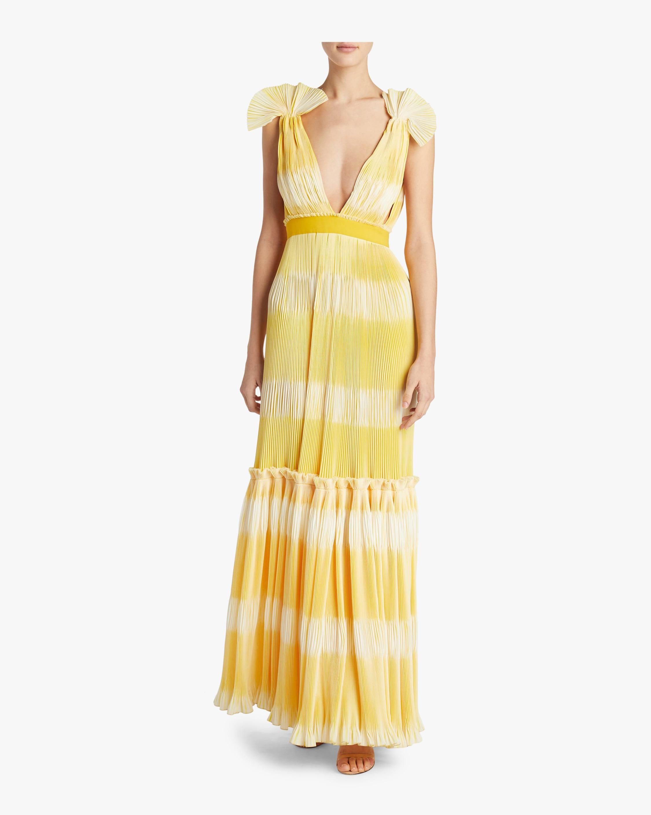 prabal gurung yellow dress