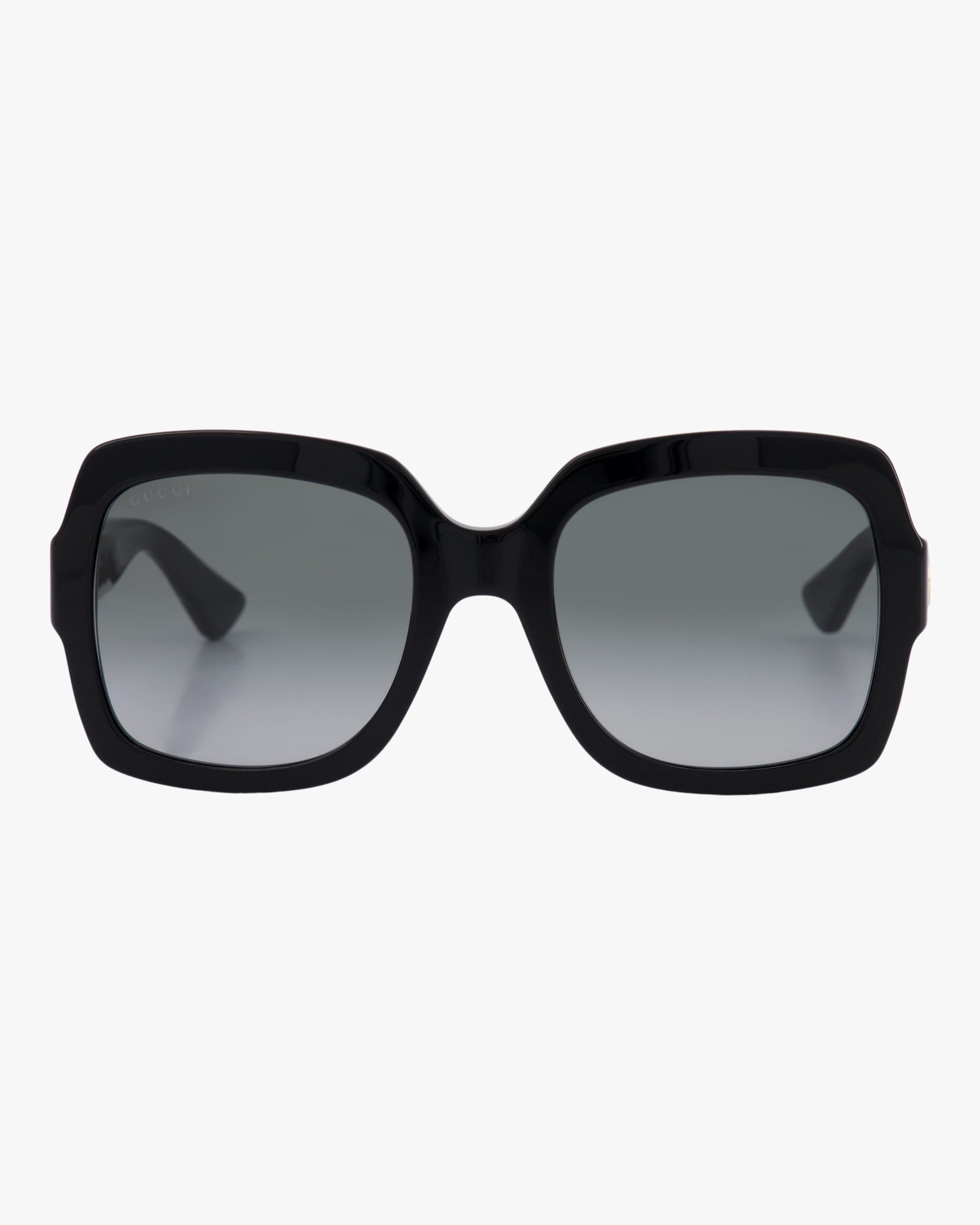 gucci black rectangular sunglasses
