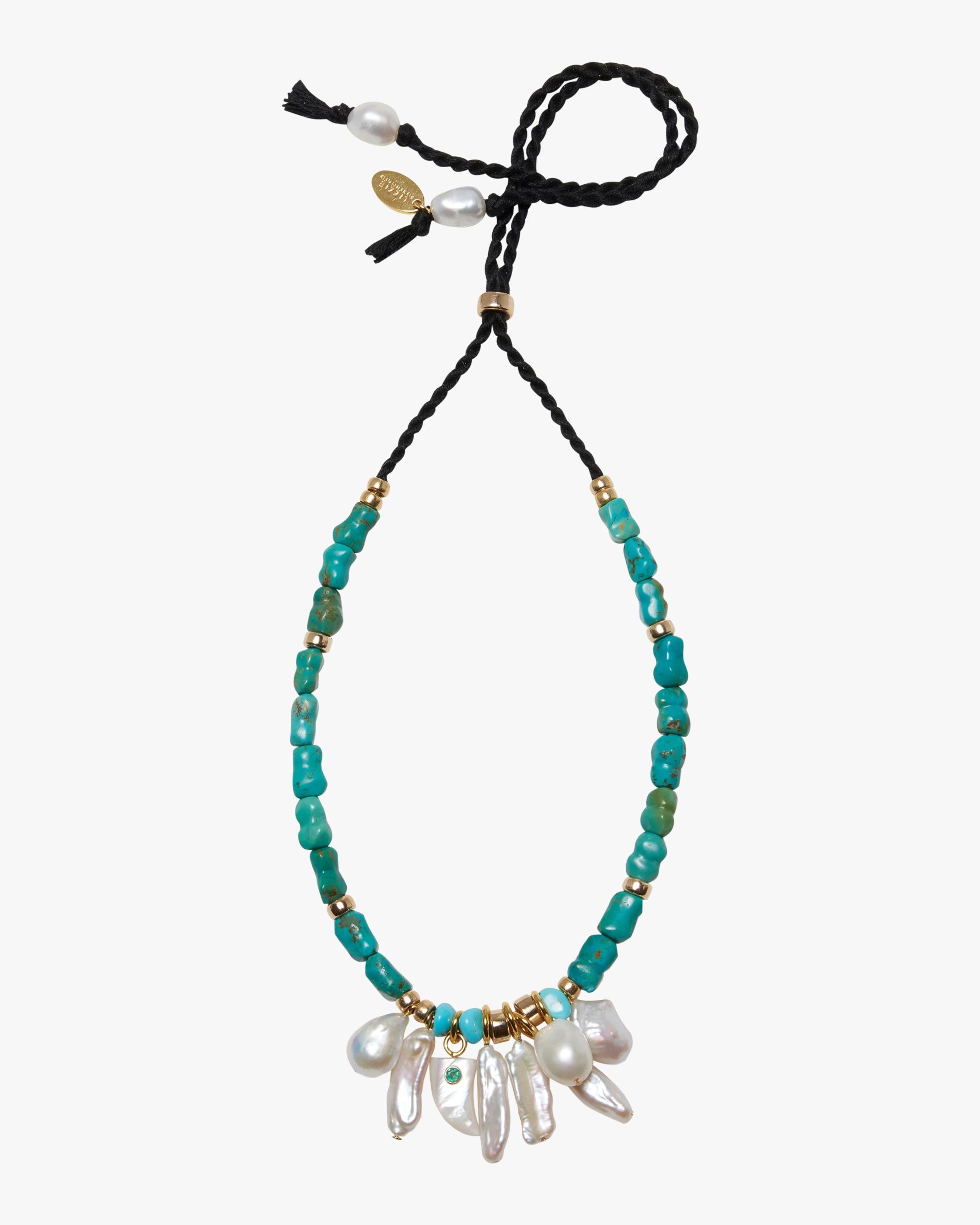 Lizzie Fortunato Isola Necklace in Turquoise (Blue) - Lyst