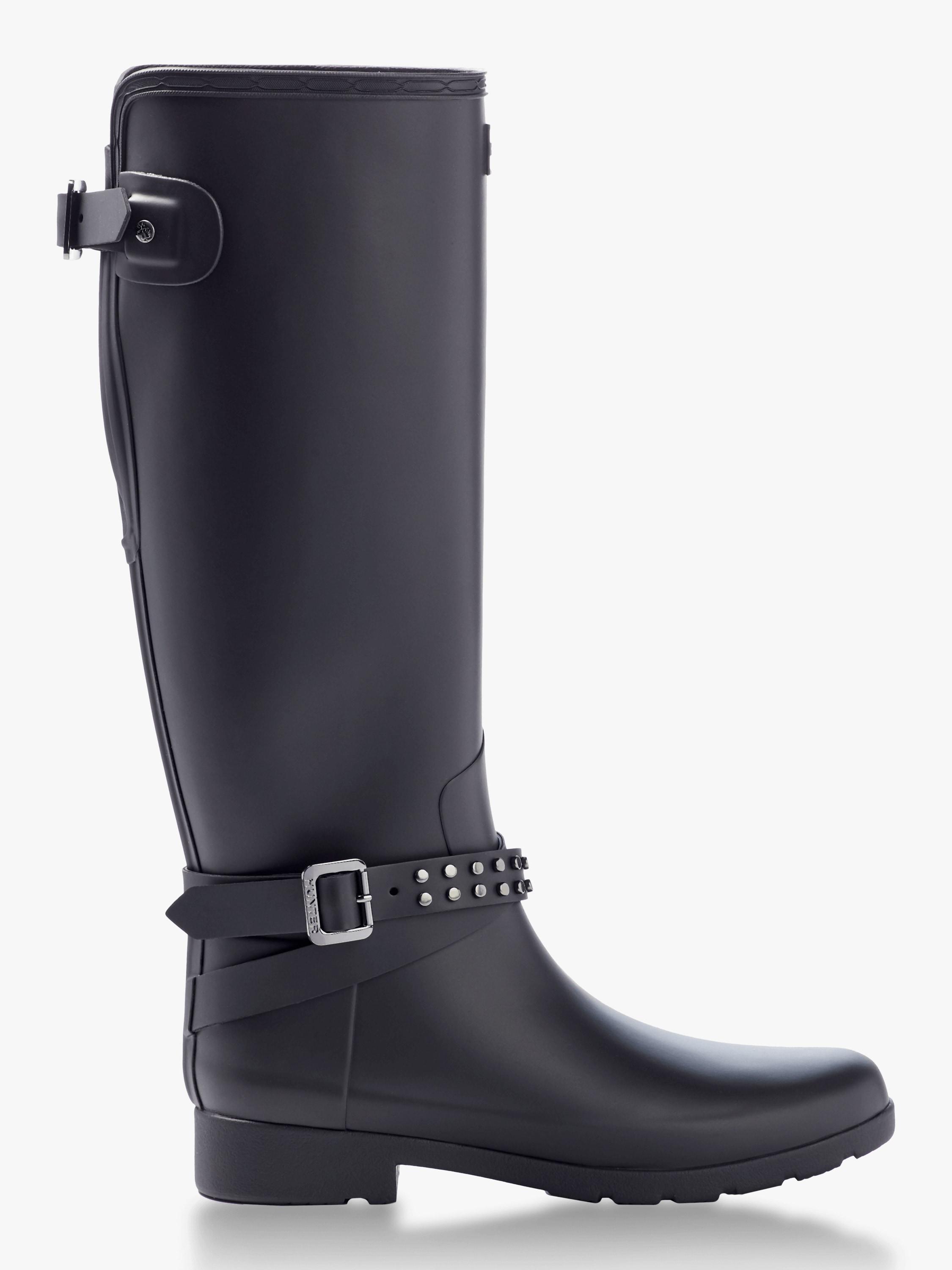 hunter studded rain boots