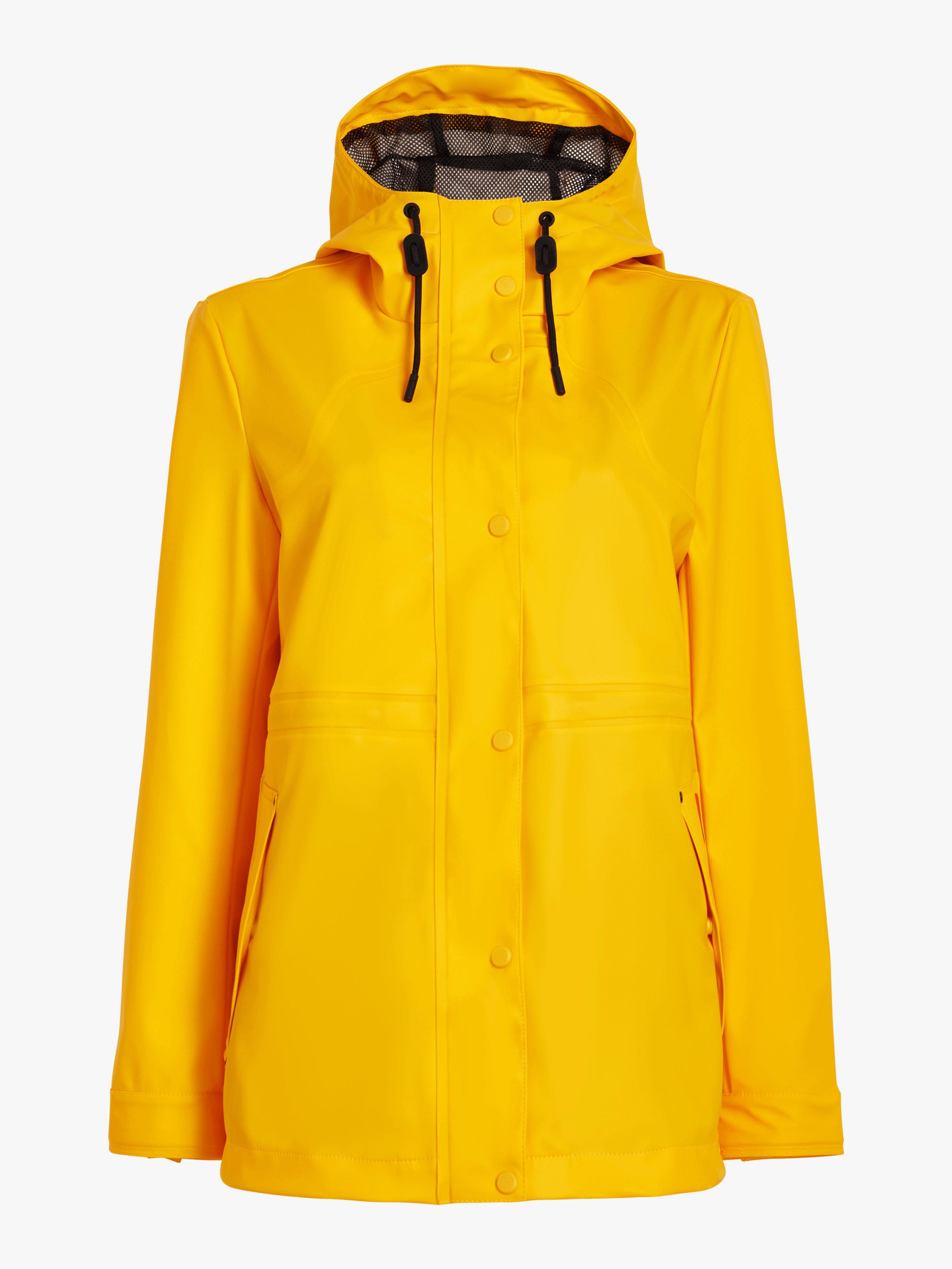 Hunter lightweight rubberised yellow rain mac Clearance