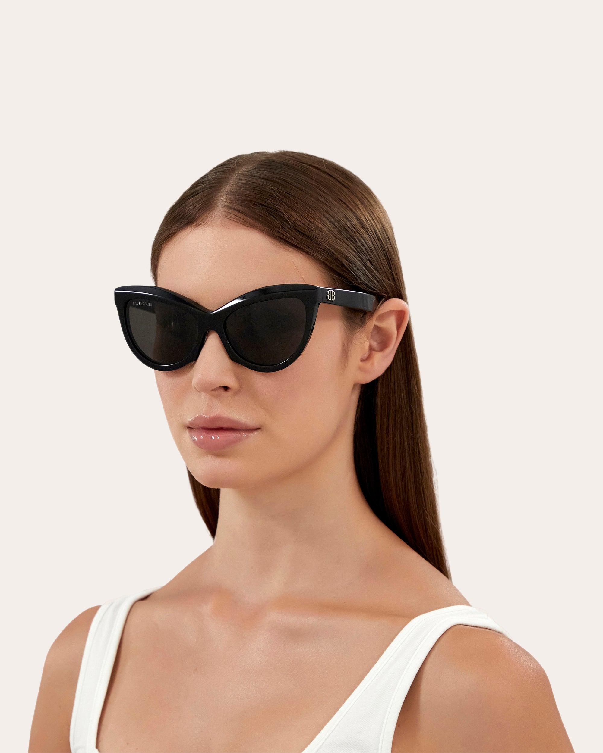 Balenciaga Women's Cat-eye Sunglasses in Natural | Lyst