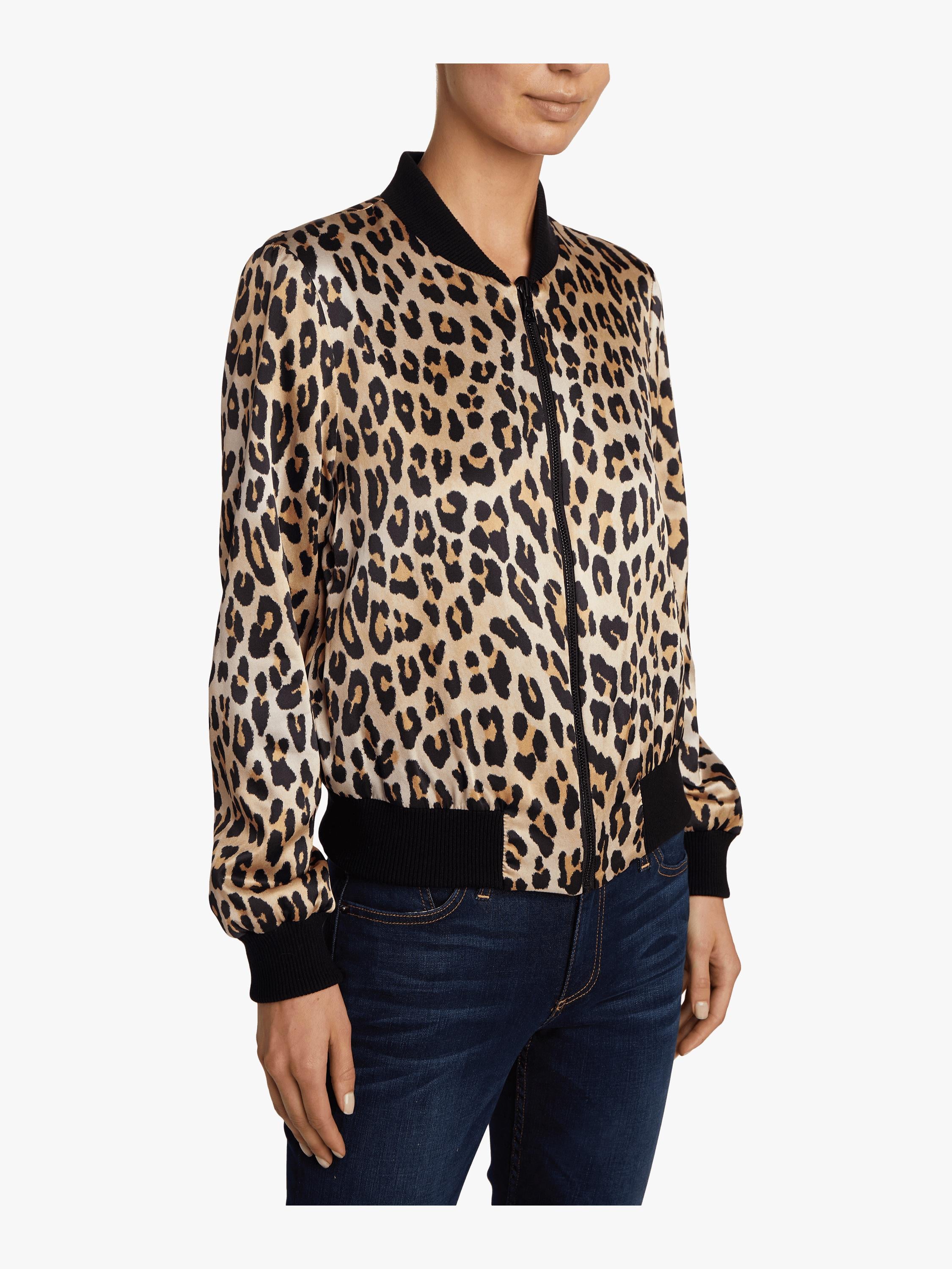 alice and olivia leopard jacket