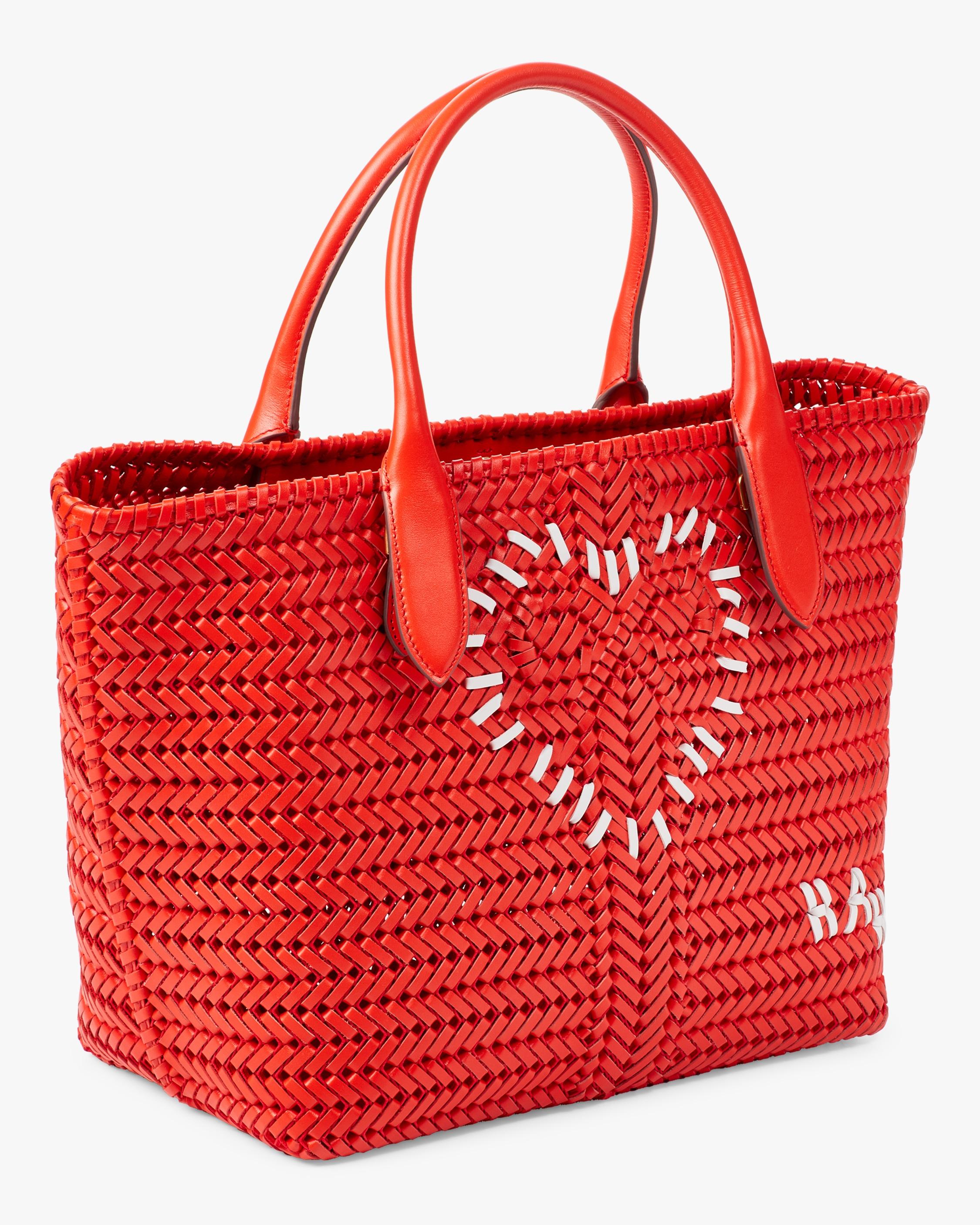 Anya Hindmarch Leather The Neeson Heart Tote in Red Save 70 Lyst