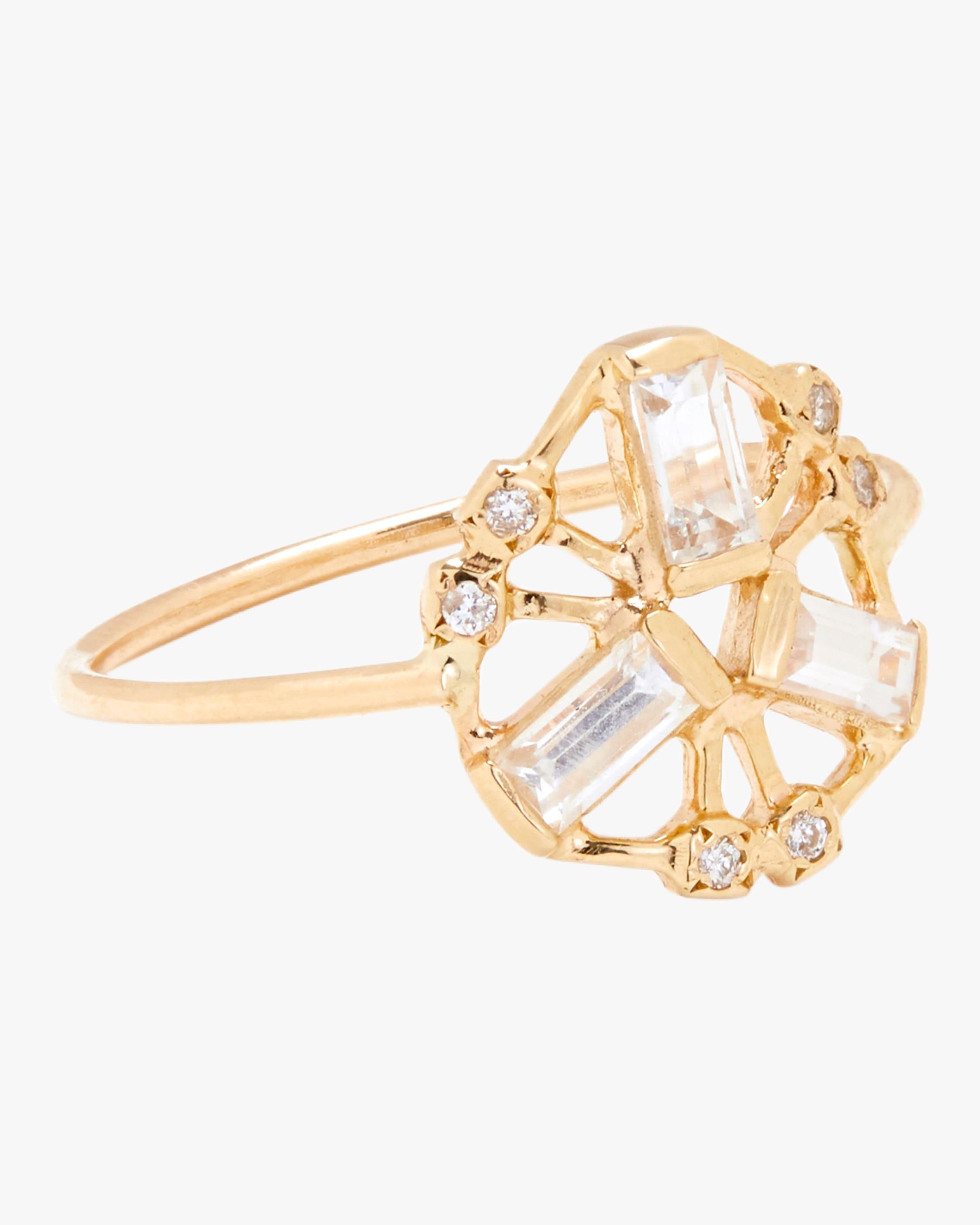 Scosha Kaleidoscope Ring In Yellow Gold Metallic Lyst