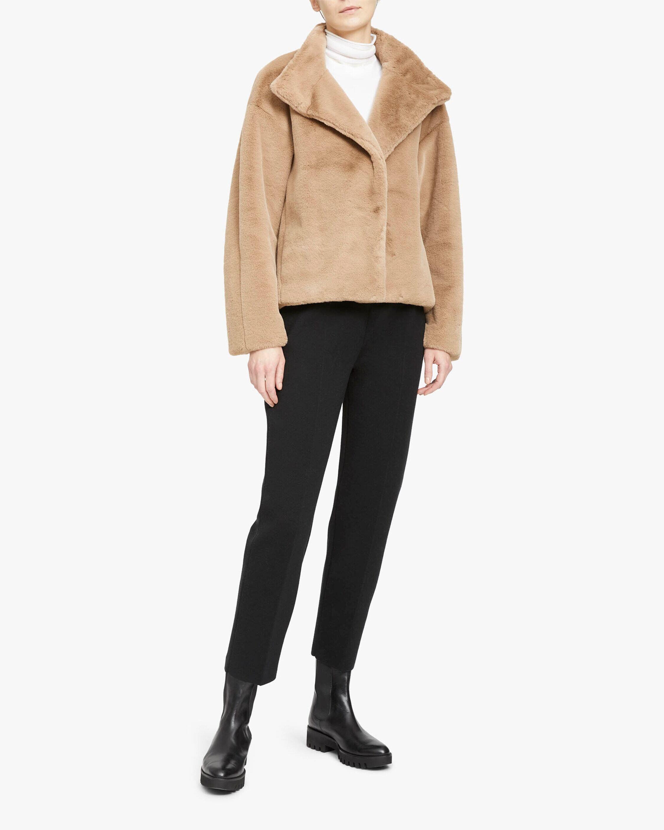 Aspen Offset Faux Fur Jacket 