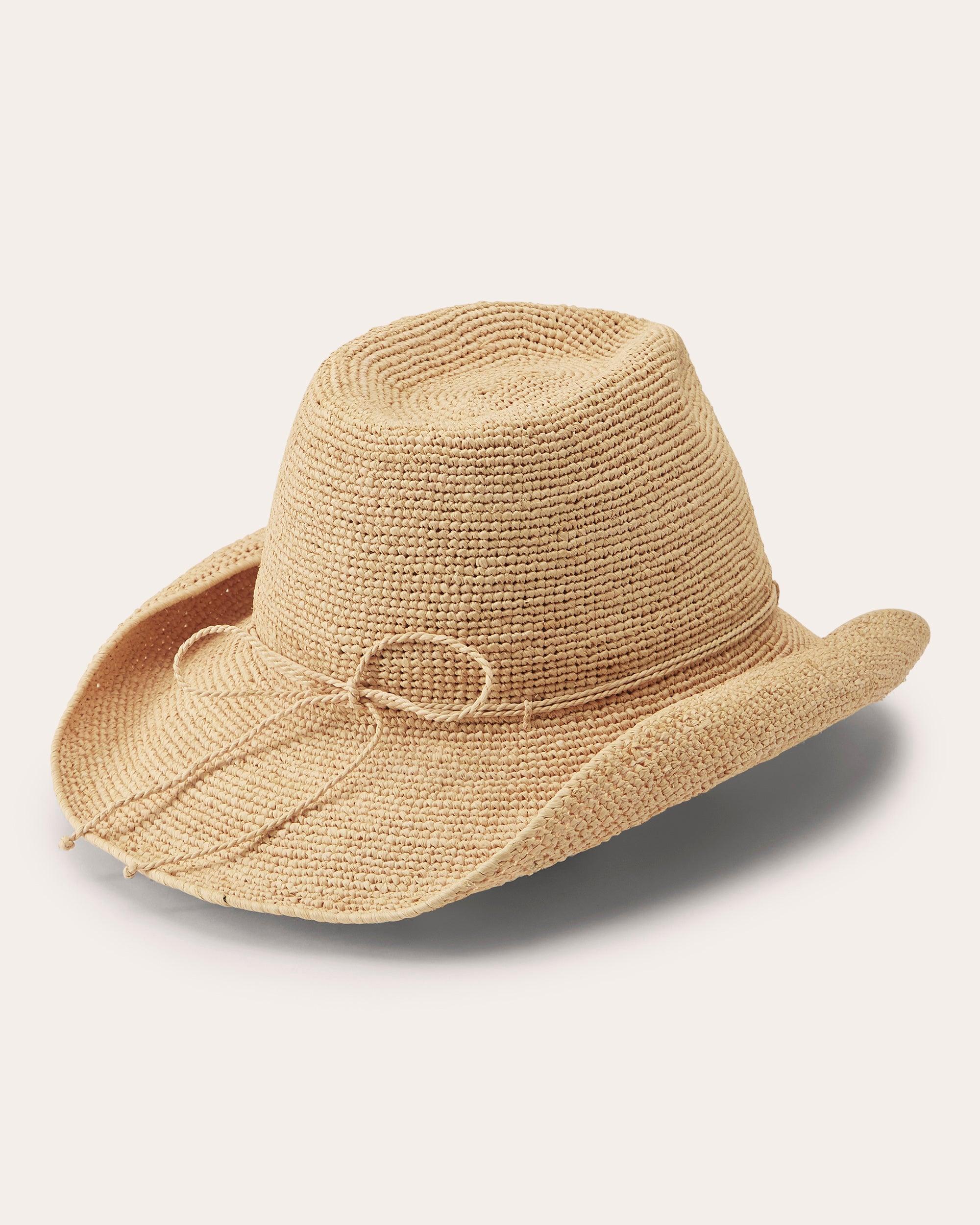 Helen Kaminski Belen Raffia Cowboy Hat in Natural | Lyst