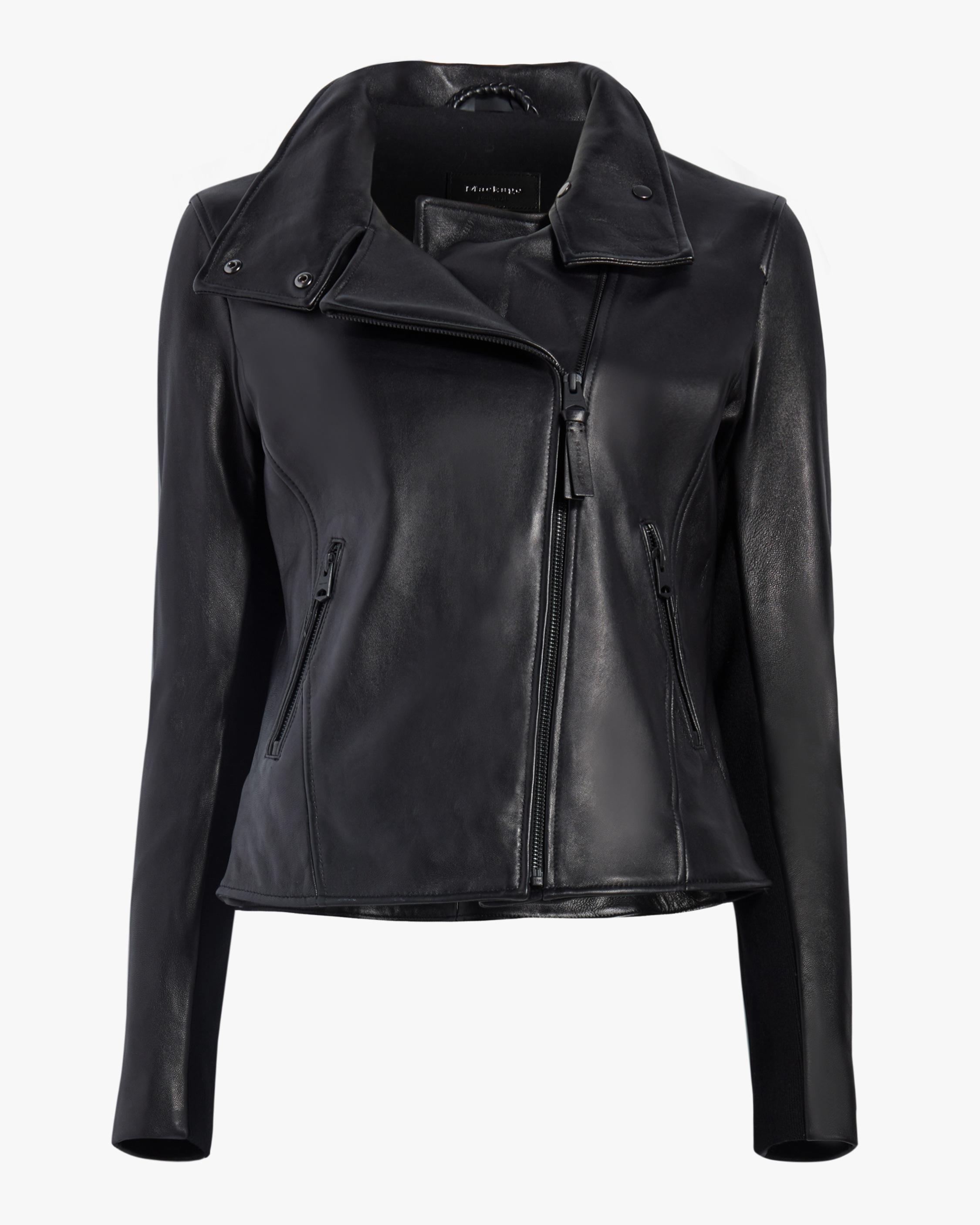 Mackage Sandy Leather Jacket in Black - Lyst