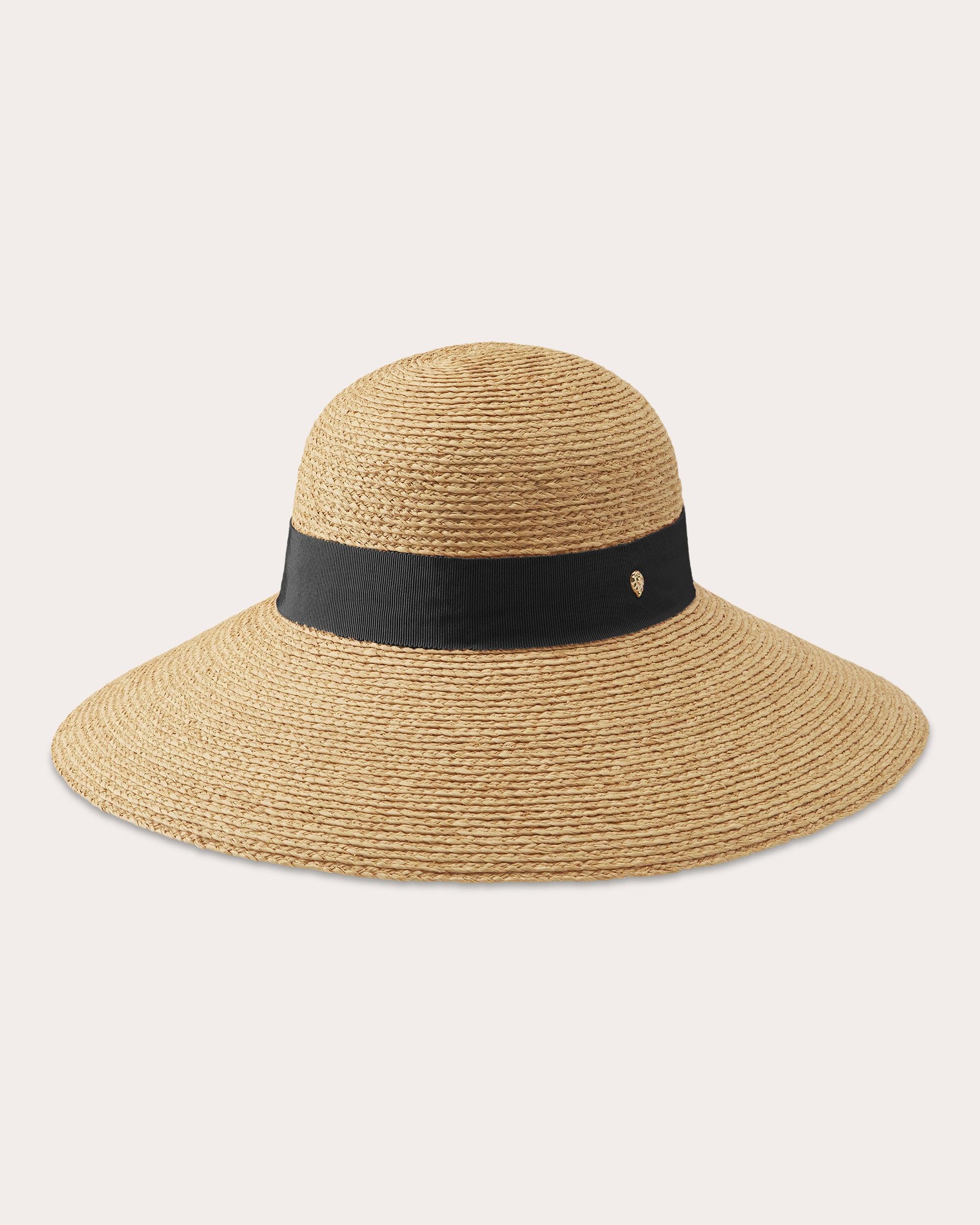 Helen Kaminski Cori Raffia Braid Sun Hat in Natural | Lyst