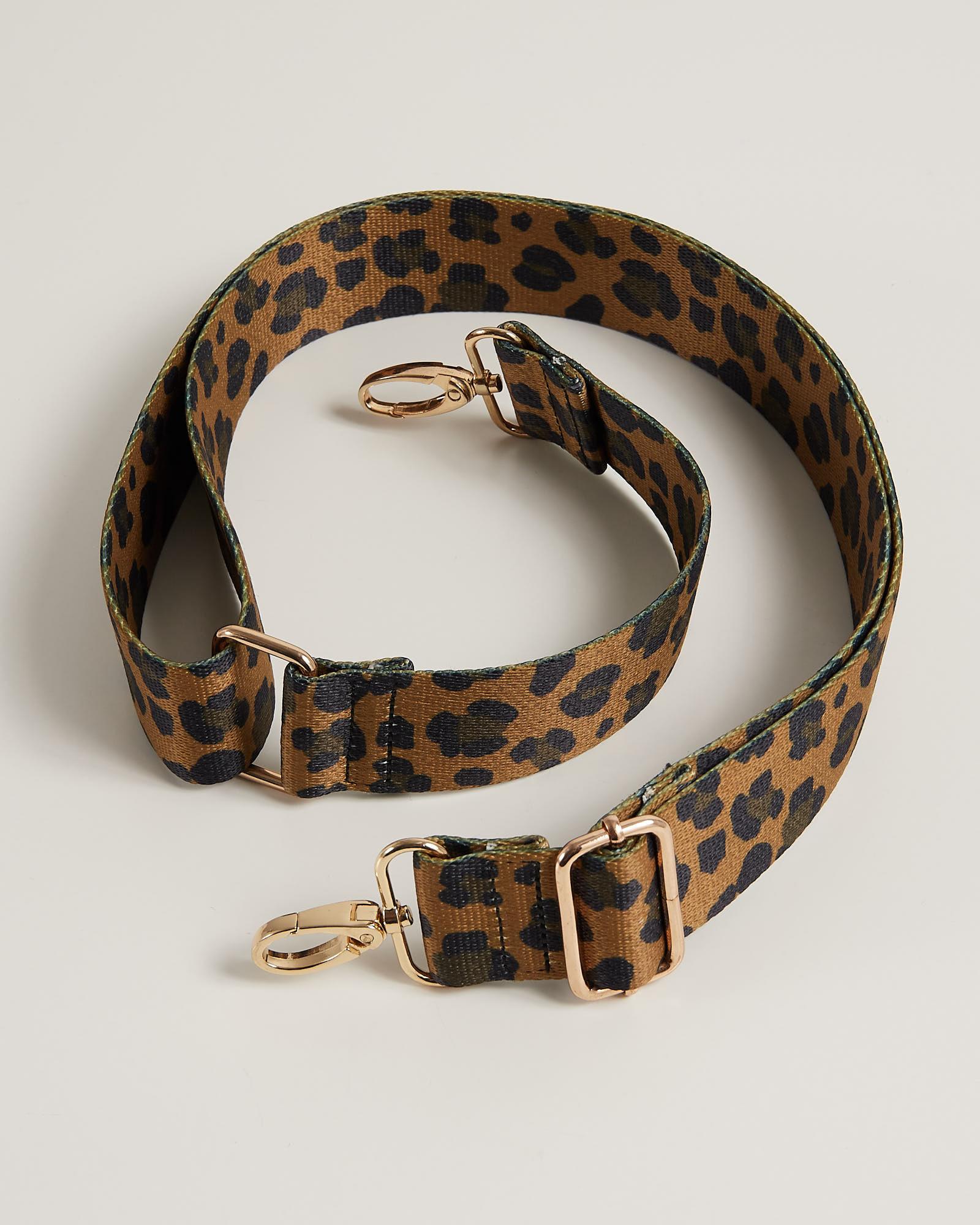 leopard bag strap