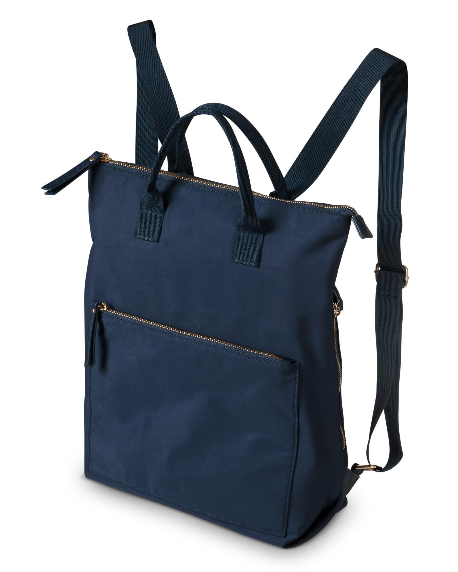 Oliver Bonas Synthetic Baden Navy Blue Rectangular Backpack Large Lyst