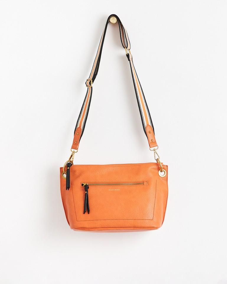 Oliver Bonas Elsie Crossbody Bag in Orange Lyst