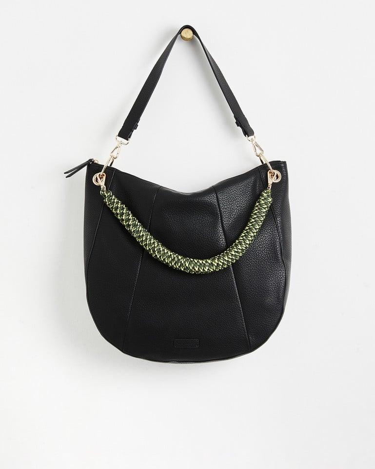 Oliver Bonas Kacie Rope Handle Tote Bag in Black Lyst