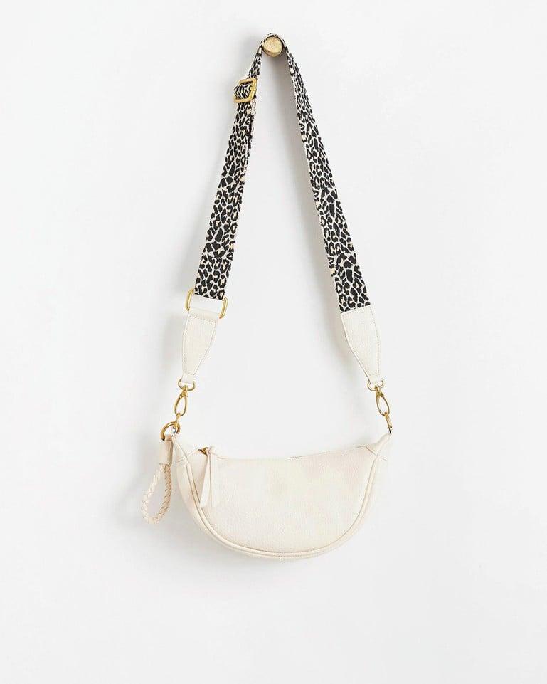 Oliver Bonas Betty Ecru Crossbody Belt Bag Small in Natural Lyst