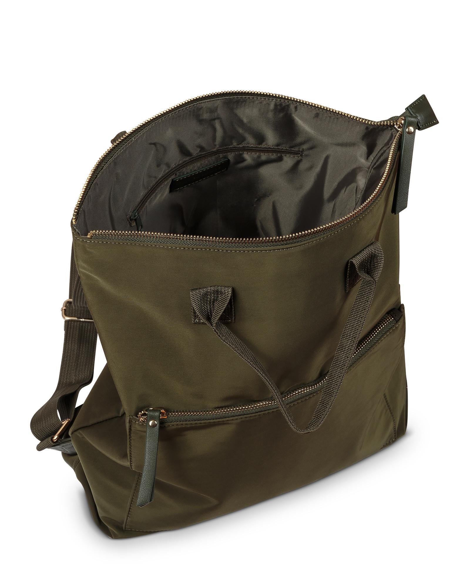 oliver bonas leather backpack