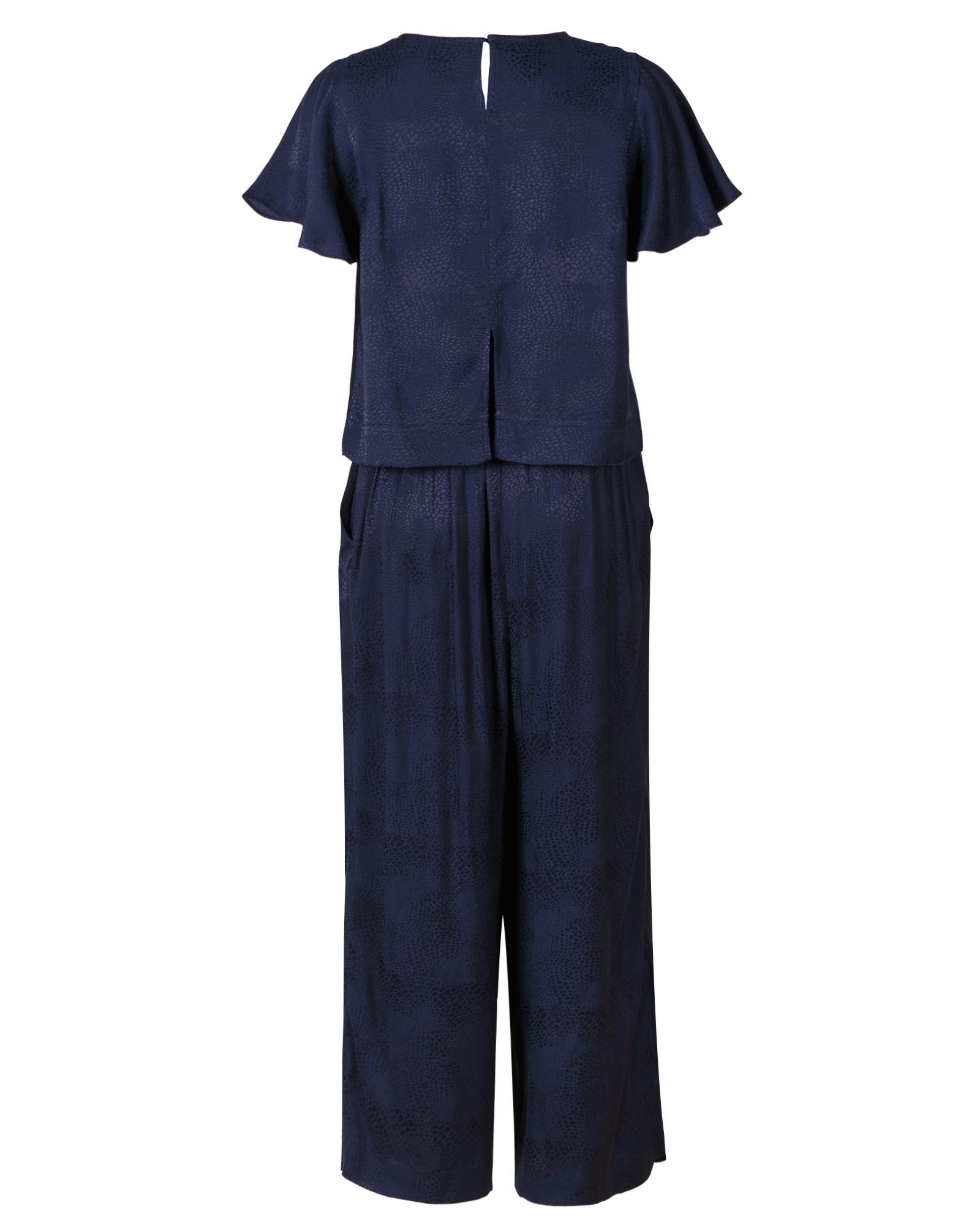 oliver bonas navy jumpsuit