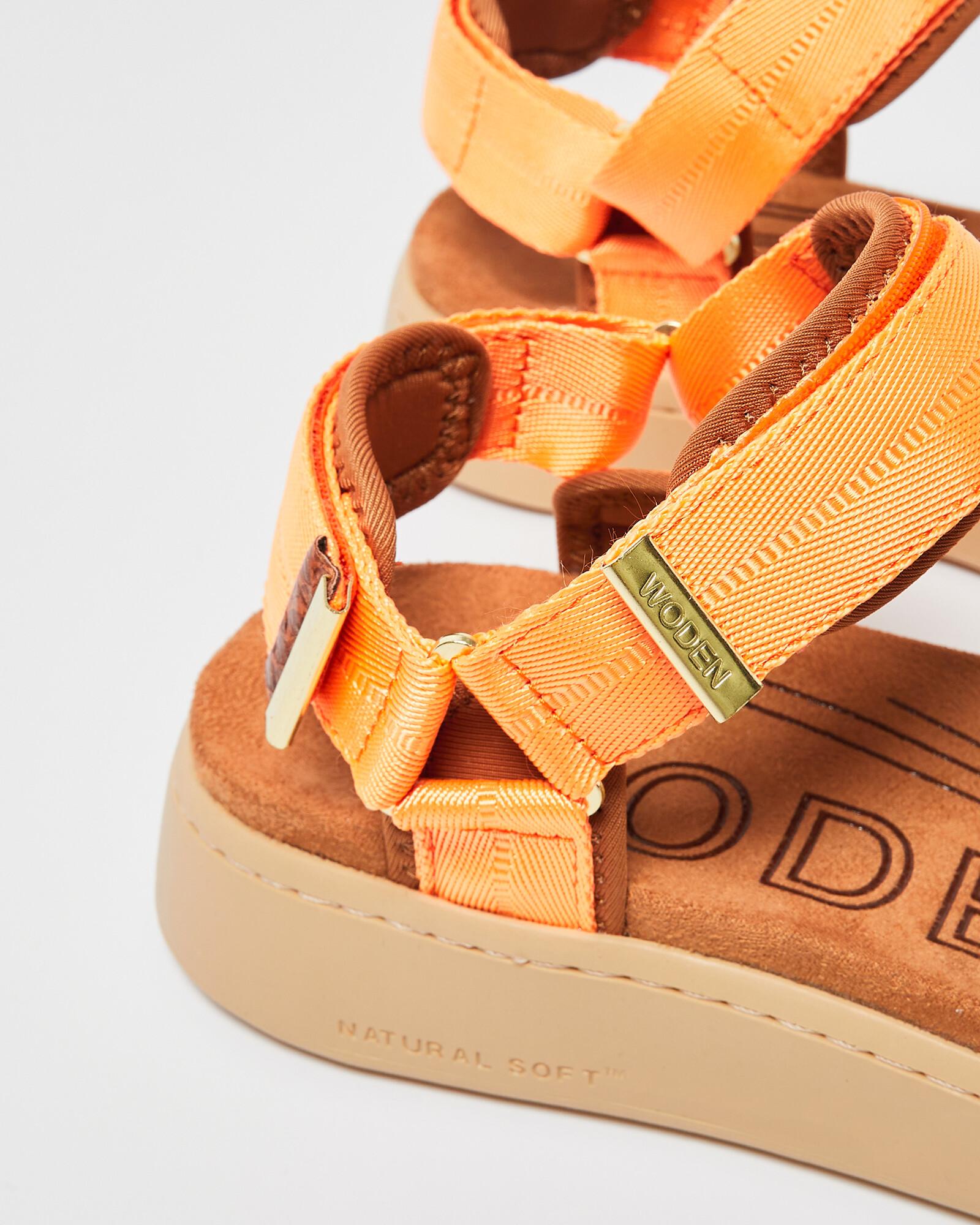 Womens orange store sandals uk