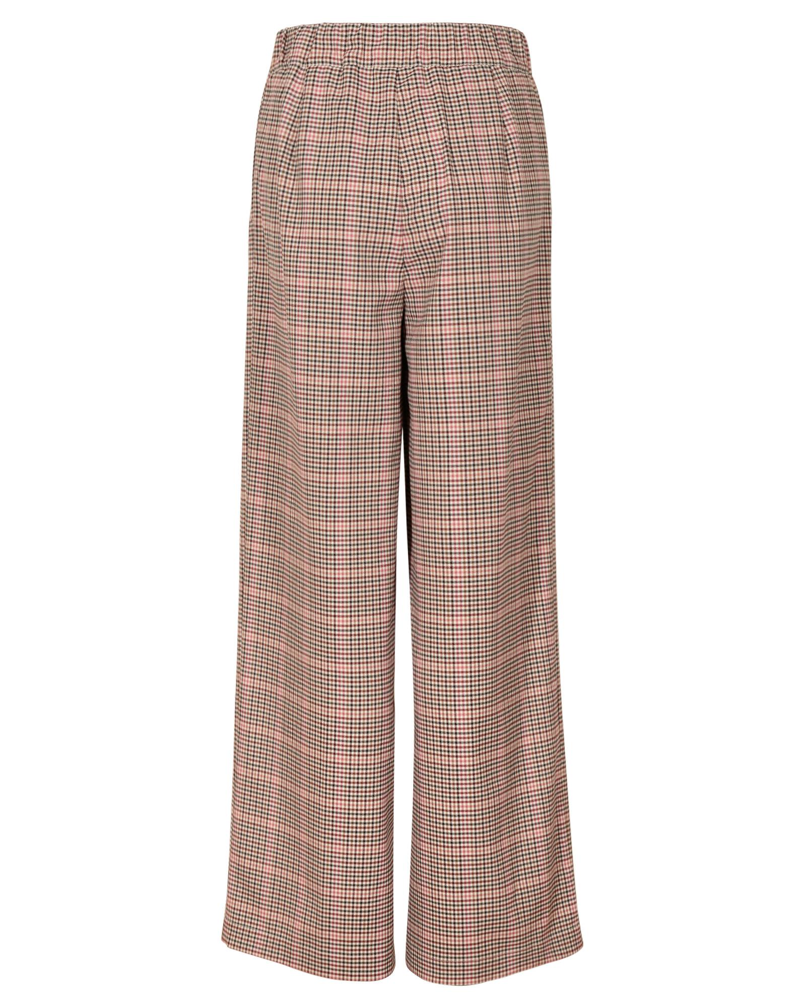 Oliver Bonas Destiny Checked Brown Wide 