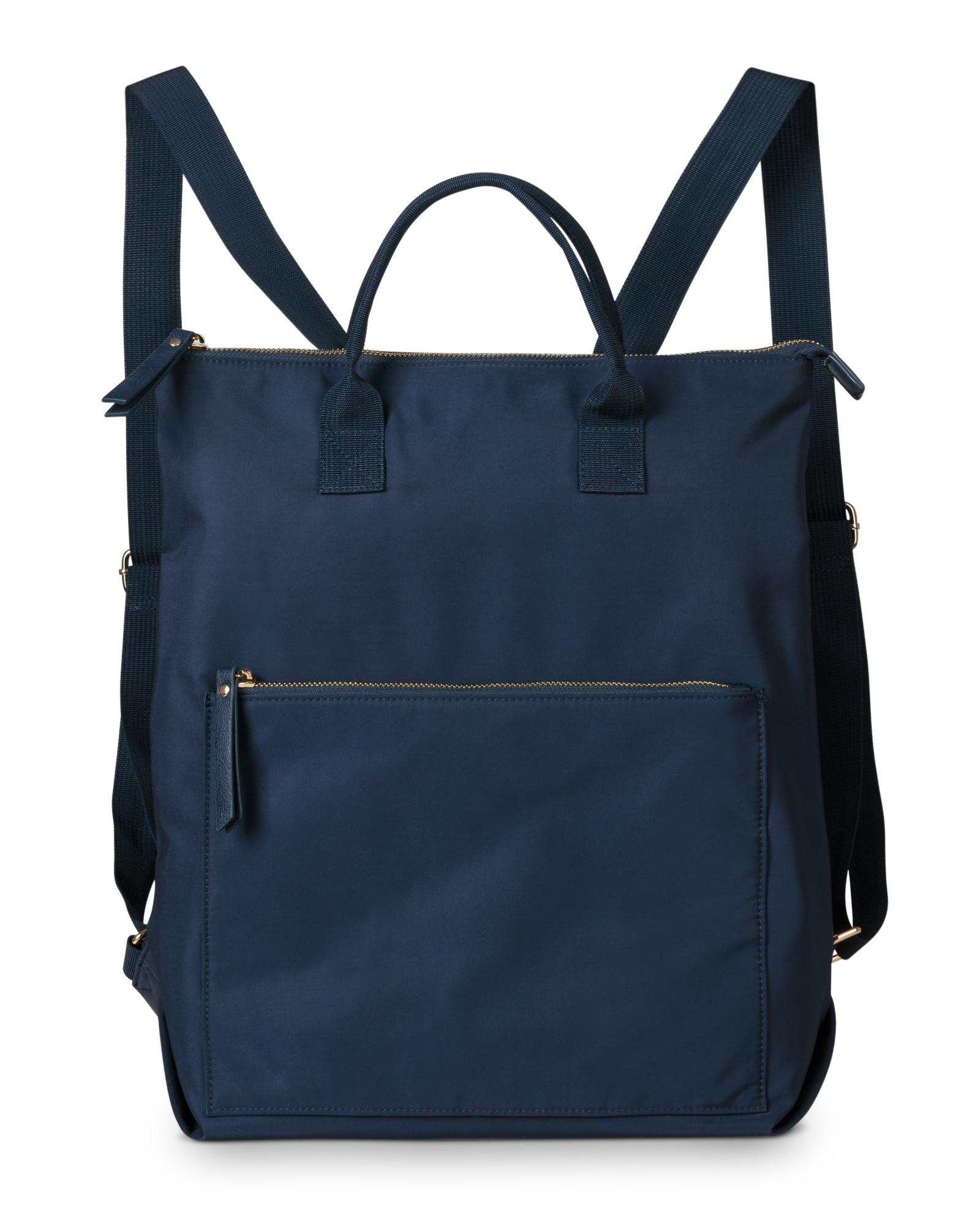 Oliver Bonas Baden Navy Blue Rectangular Backpack Large Lyst UK