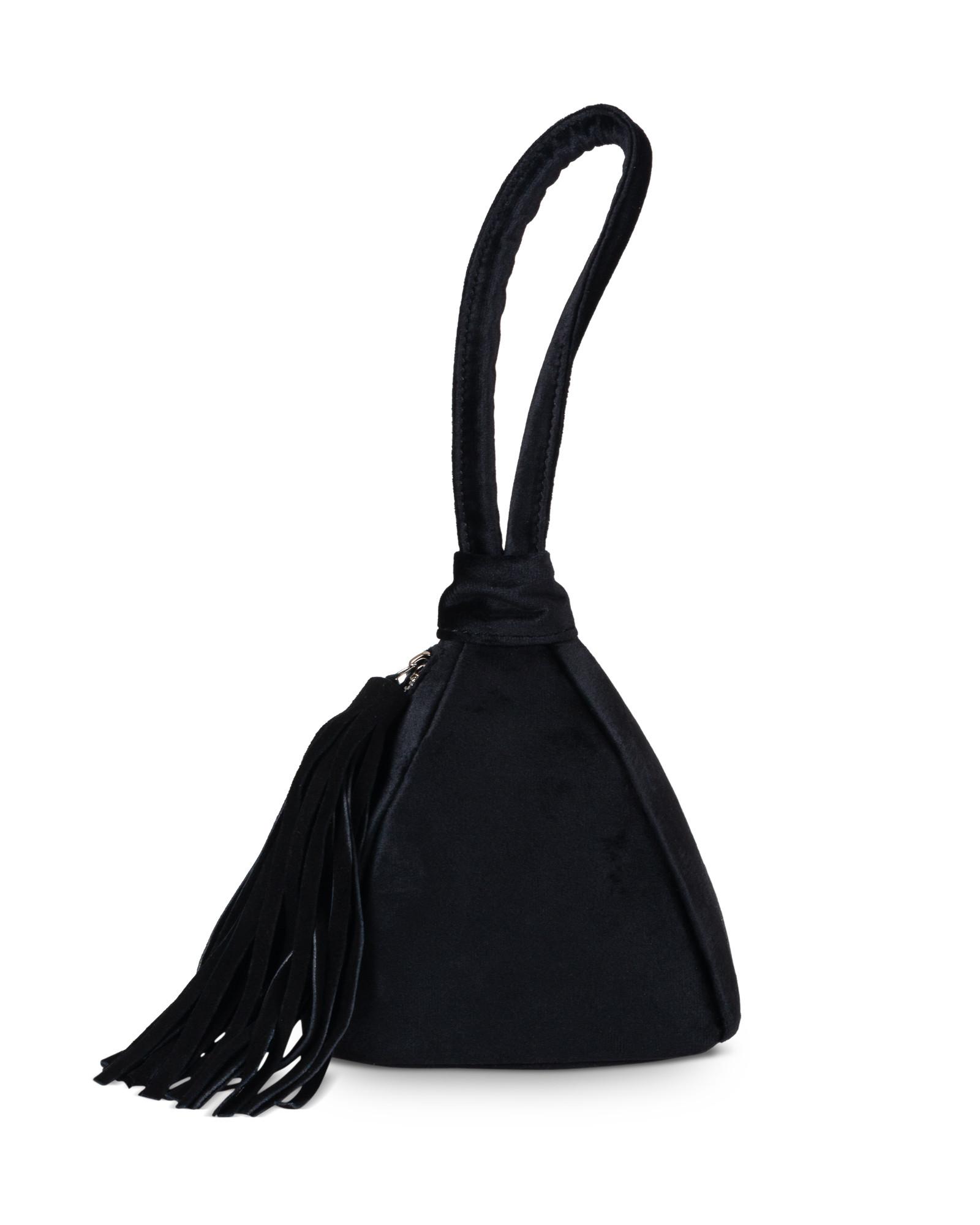 pyramid clutch bag