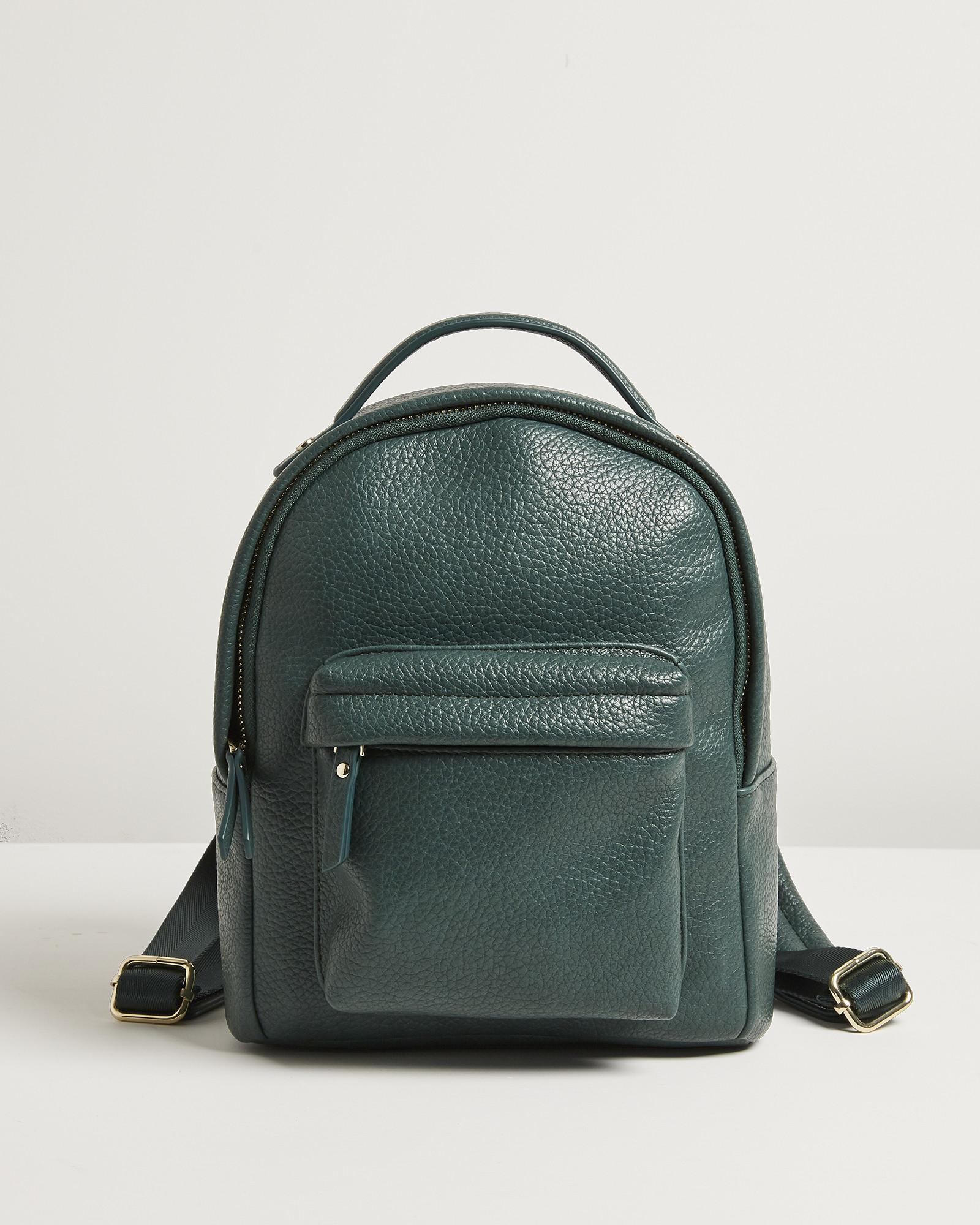 oliver bonas leather backpack