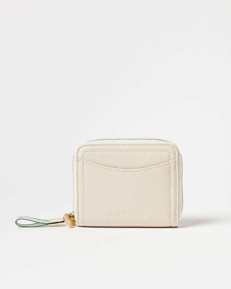 Oliver Bonas Lola Zipped Wallet in Natural Lyst