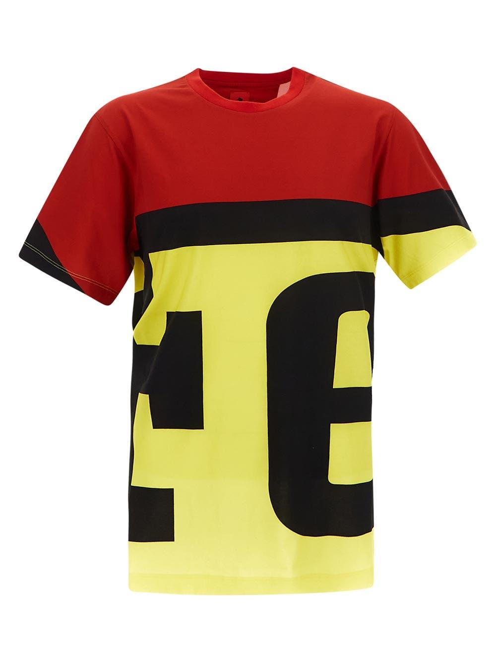 Ferrari Silk Logo Colour-block T-shirt for Men | Lyst