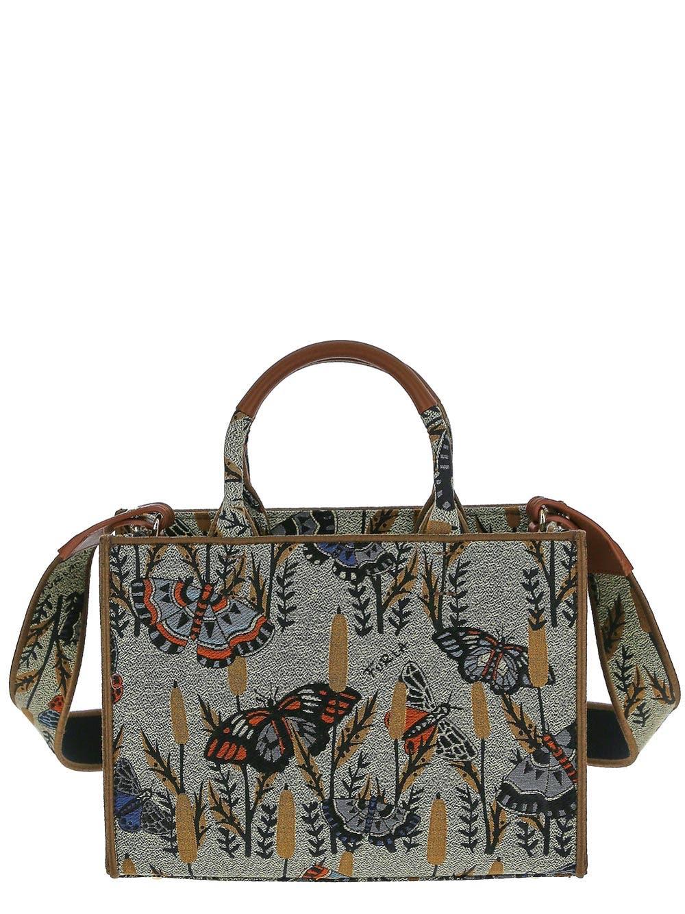 Furla Butterfly Tote Bag in Natural | Lyst
