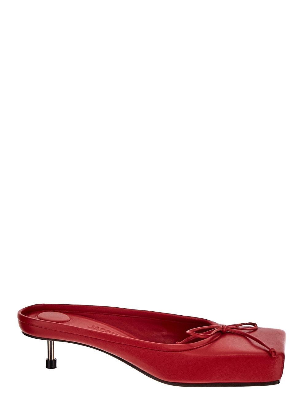 Jacquemus Les Mules Basses Ballet in Red Lyst