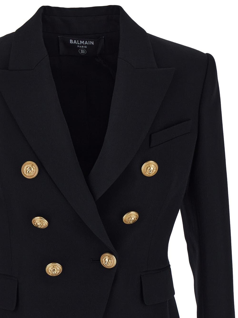 Balmain outlet wool jacket