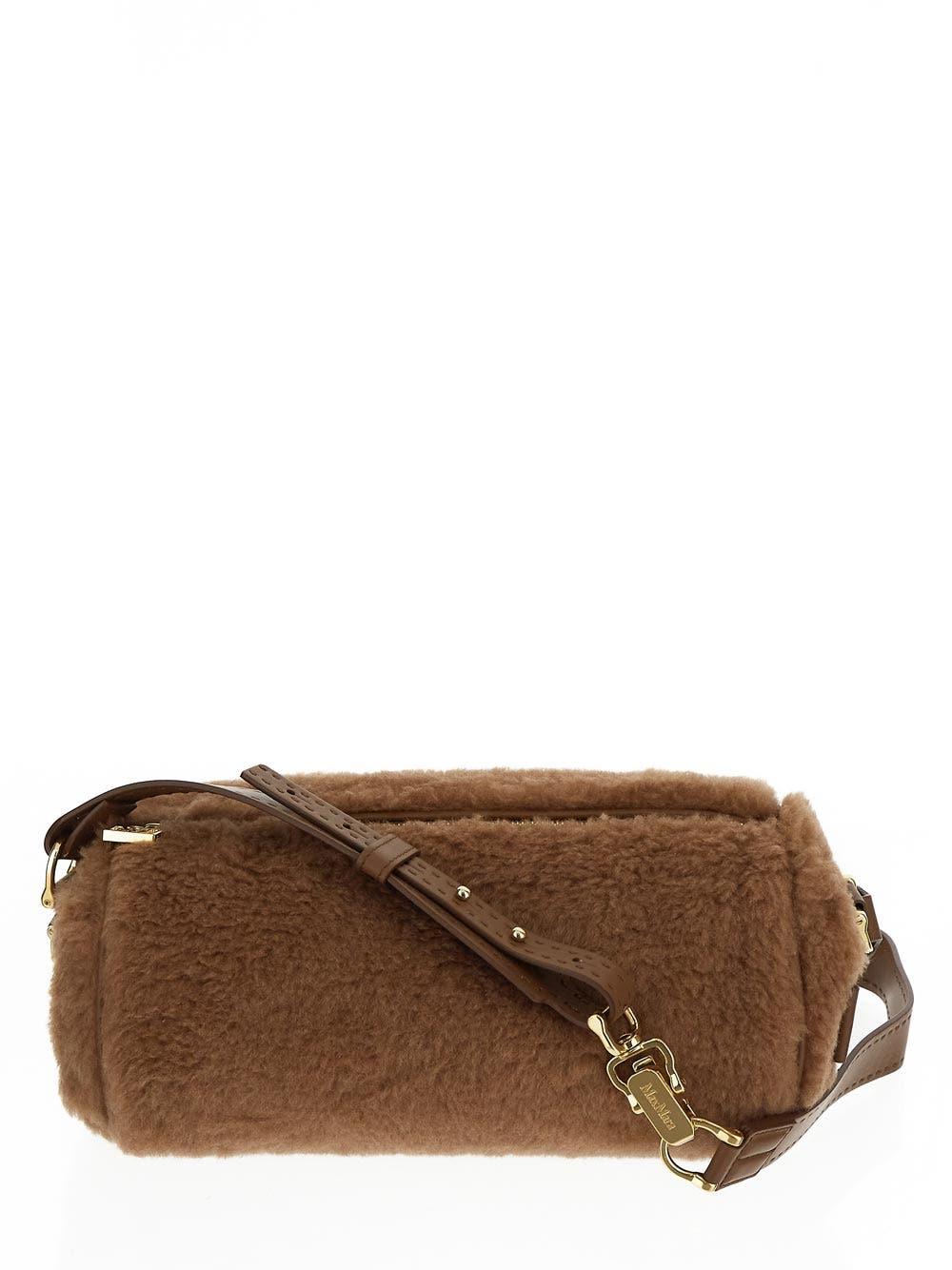 ショルダーバッグ・ポシェット Max Mara Teddyrolls Max Mara Small Teddy Roll Cross Body Bag | Pink | FARFETCH