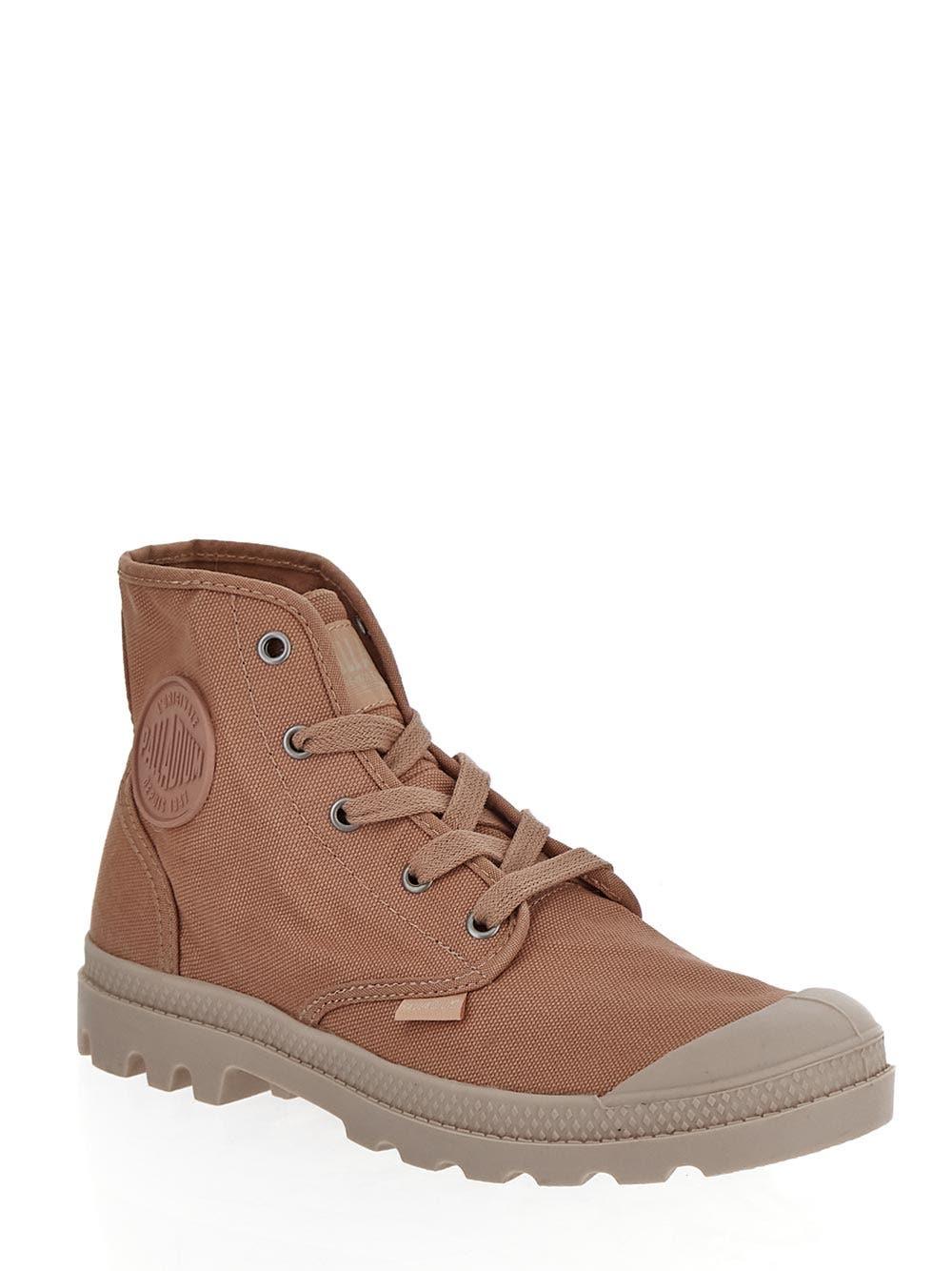 Palladium Pampa Hi Boots in Brown | Lyst