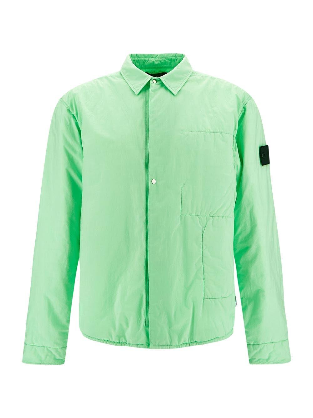 stone island overshirt mint