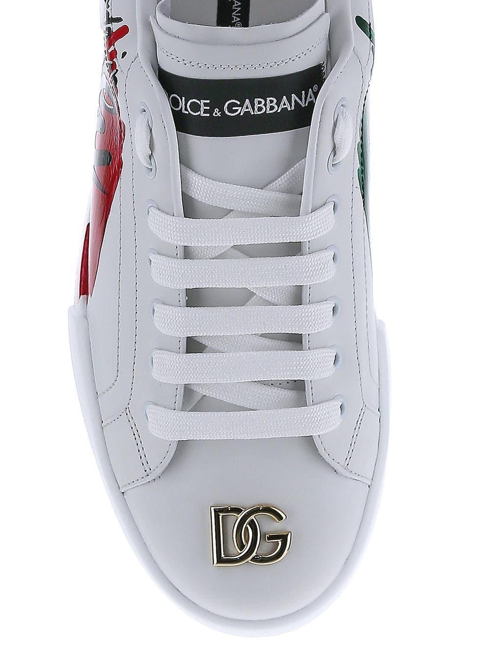 Dolce & Gabbana Italy Sneakers in White for Men | Lyst